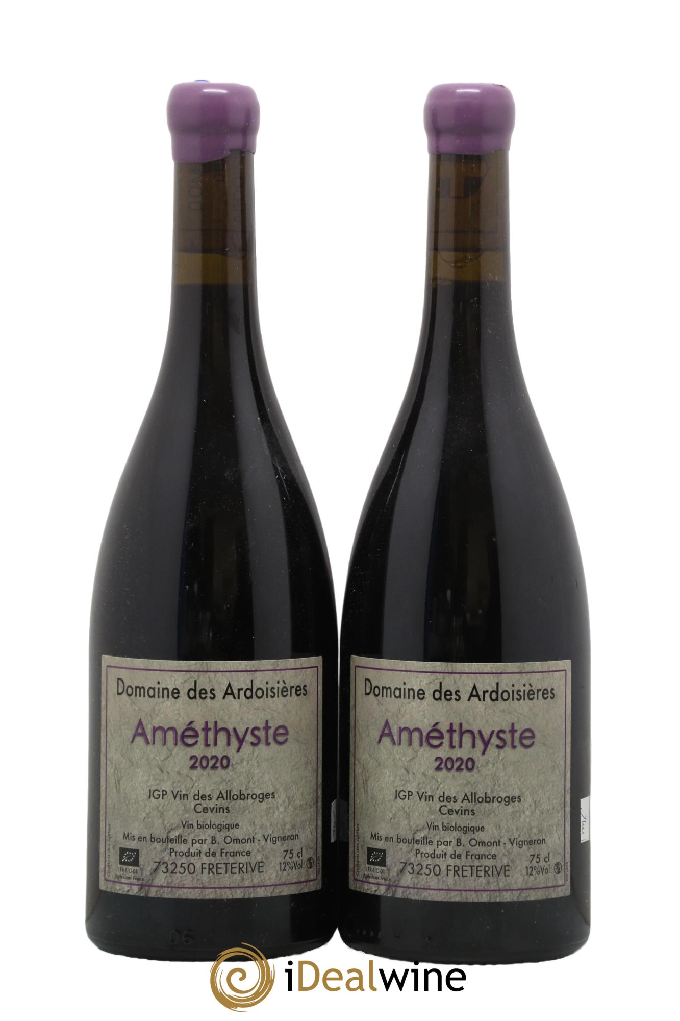 Vin des Allobroges Cevins Améthyste Ardoisières (Domaine des) 2020 - Lot de 2 bouteilles - 0
