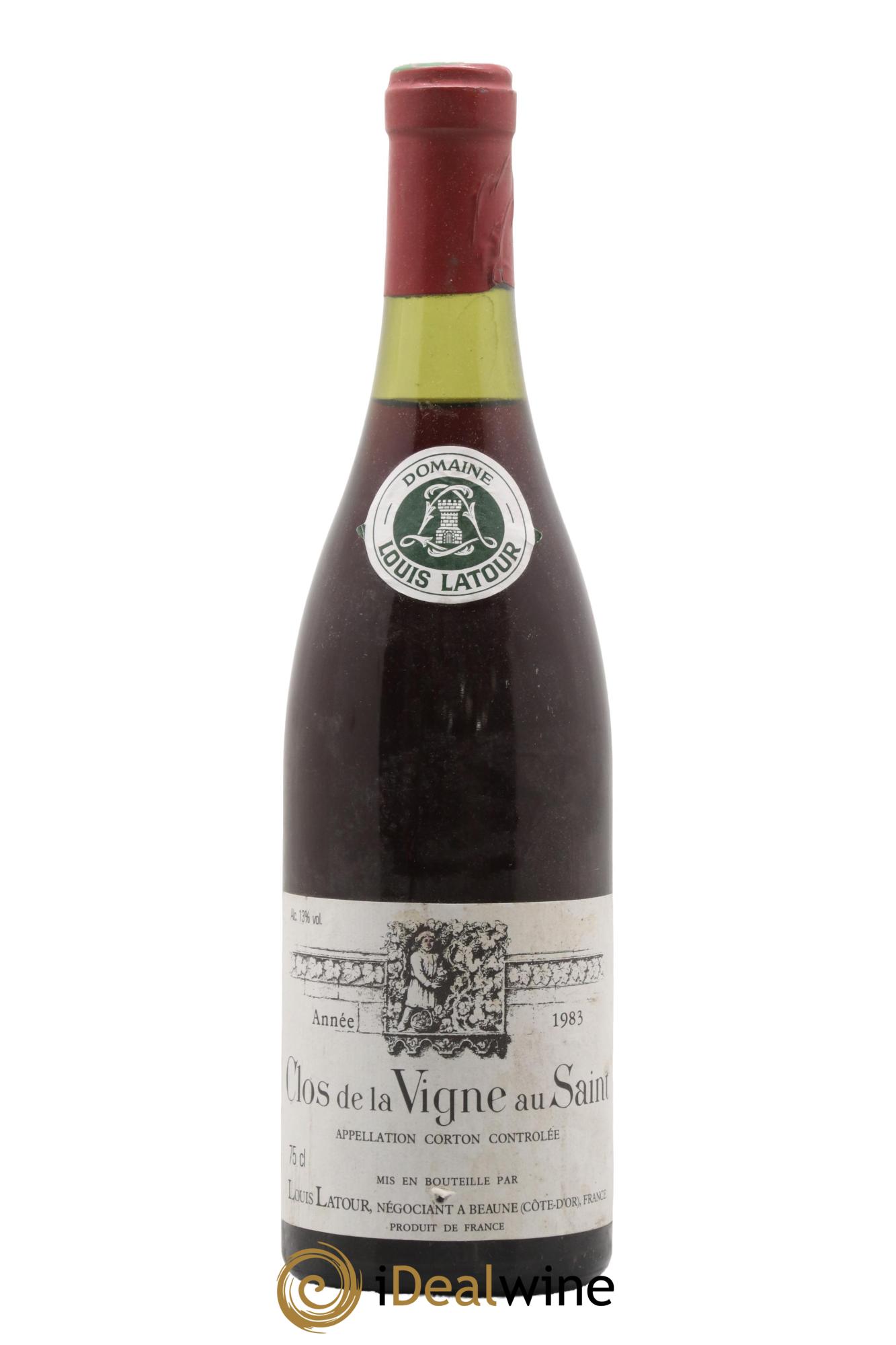 Corton Grand Cru Clos de la vigne au Saint Louis Latour 1983 - Lotto di 1 bottiglia - 0