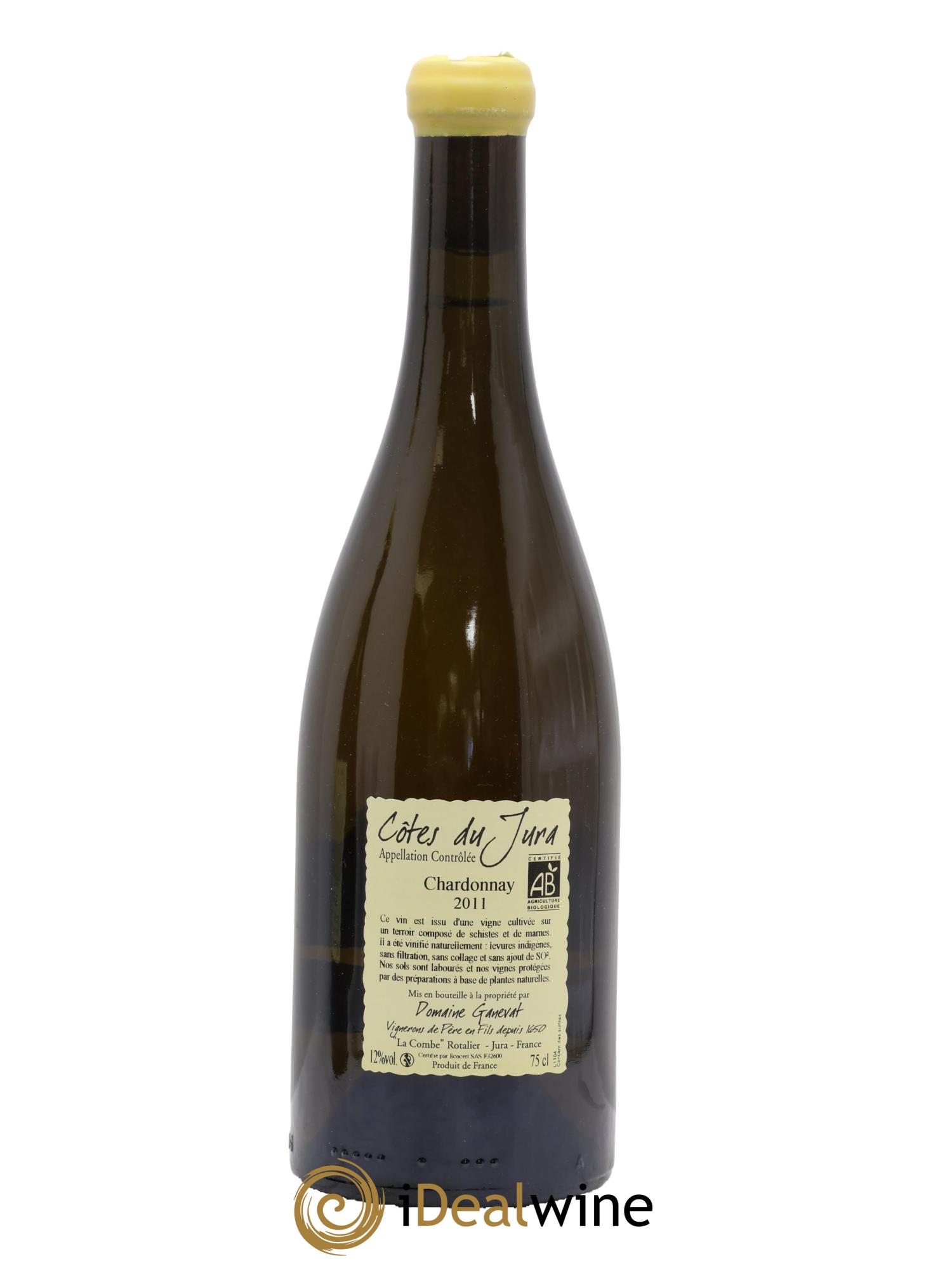 Côtes du Jura Grusse en Billat Jean-François Ganevat (Domaine) 2011 - Lot de 1 bouteille - 1
