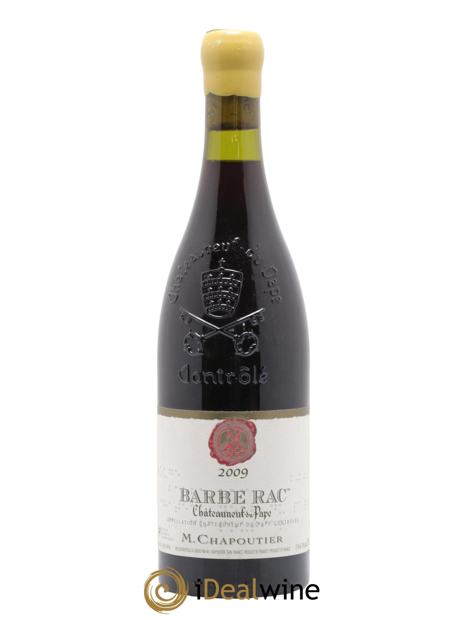 Châteauneuf-du-Pape Barbe Rac Chapoutier 2009 - Posten von 1 Flasche - 0