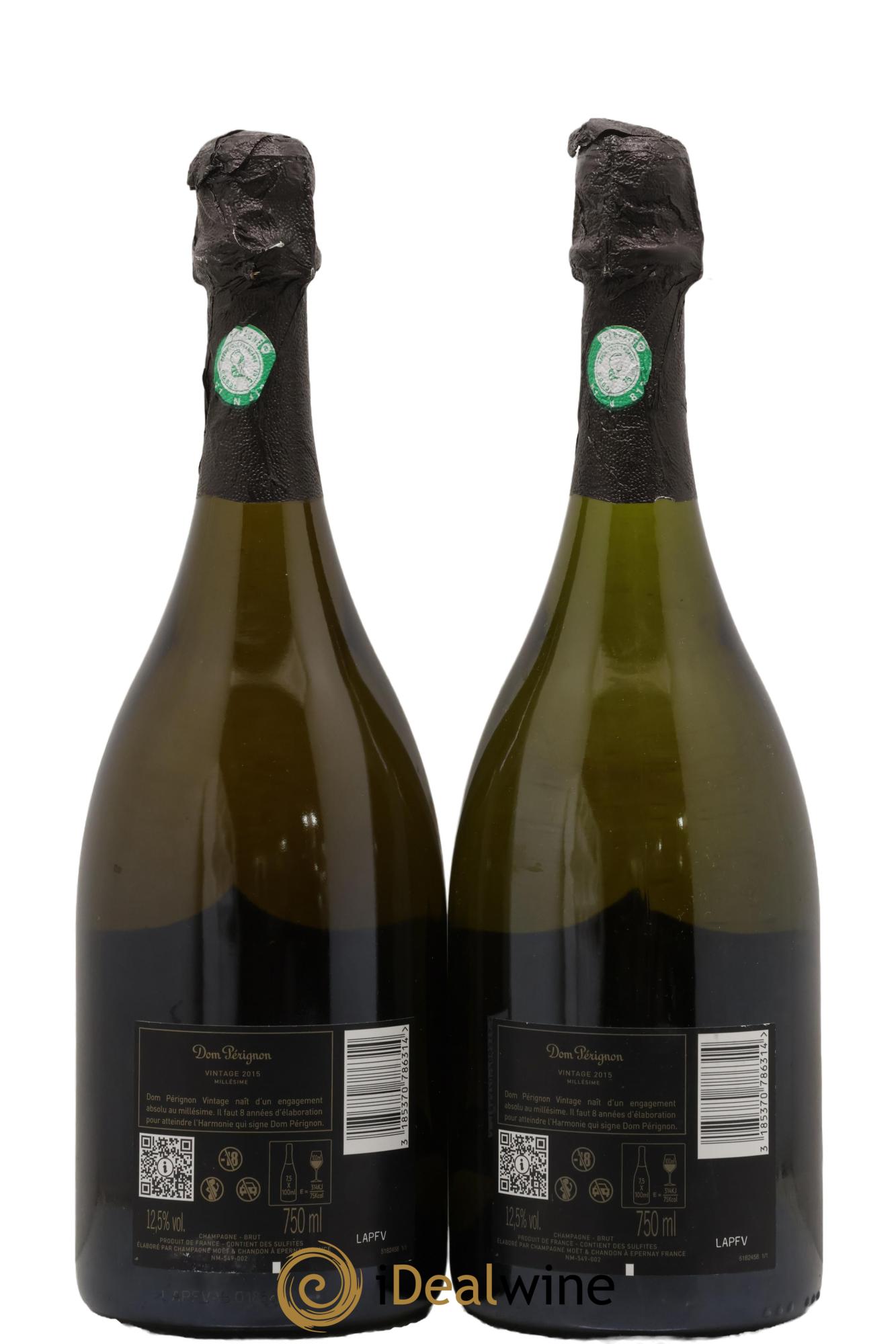 Brut Dom Pérignon 2015 - Lot de 2 bouteilles - 1