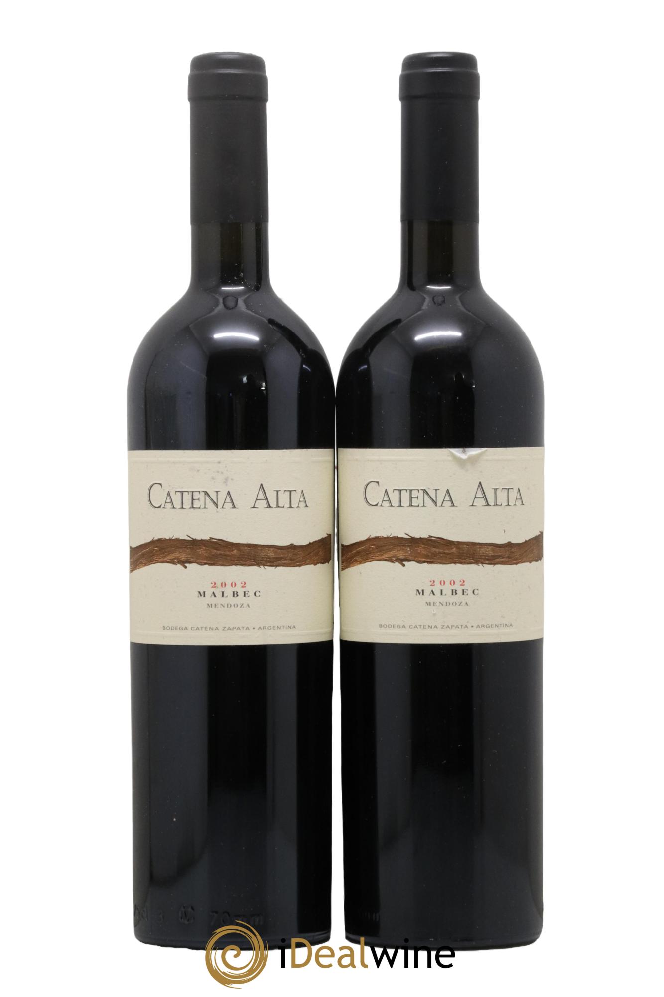 Mendoza Catena Zapata Malbec Alta 2002 - Lot of 2 bottles - 0