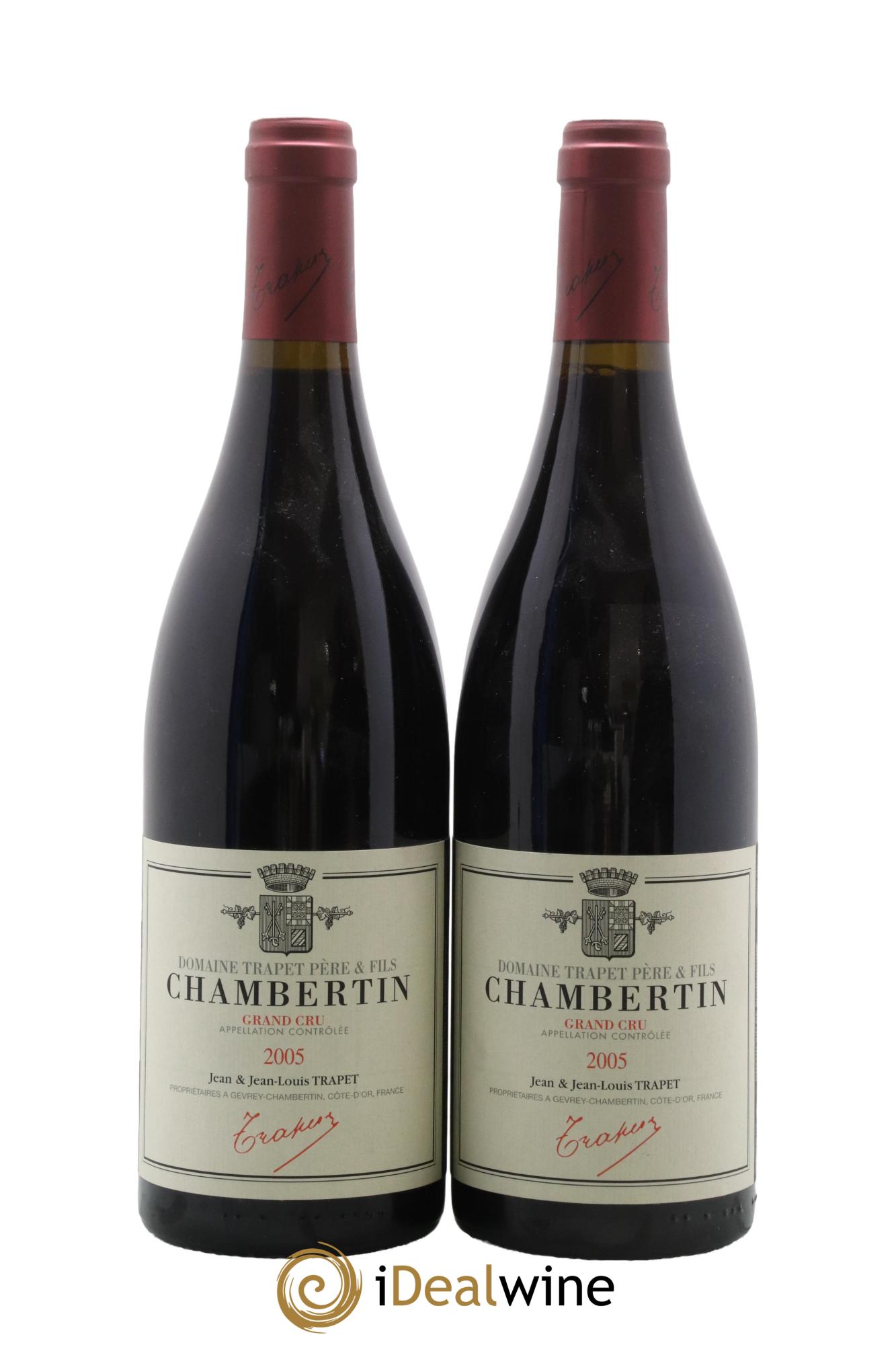 Chambertin Grand Cru Domaine Trapet 2005 - Lotto di 2 bottiglie - 0