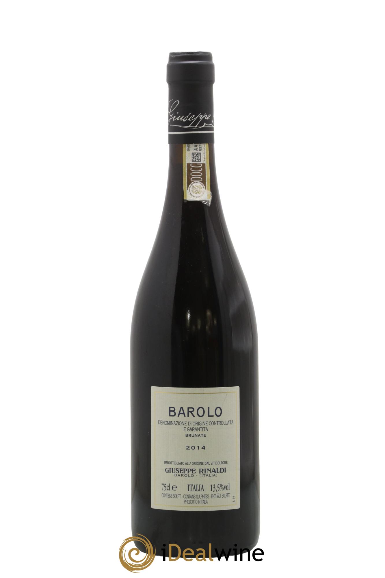 Barolo DOCG Brunate Giuseppe Rinaldi 2014 - Lotto di 1 bottiglia - 1