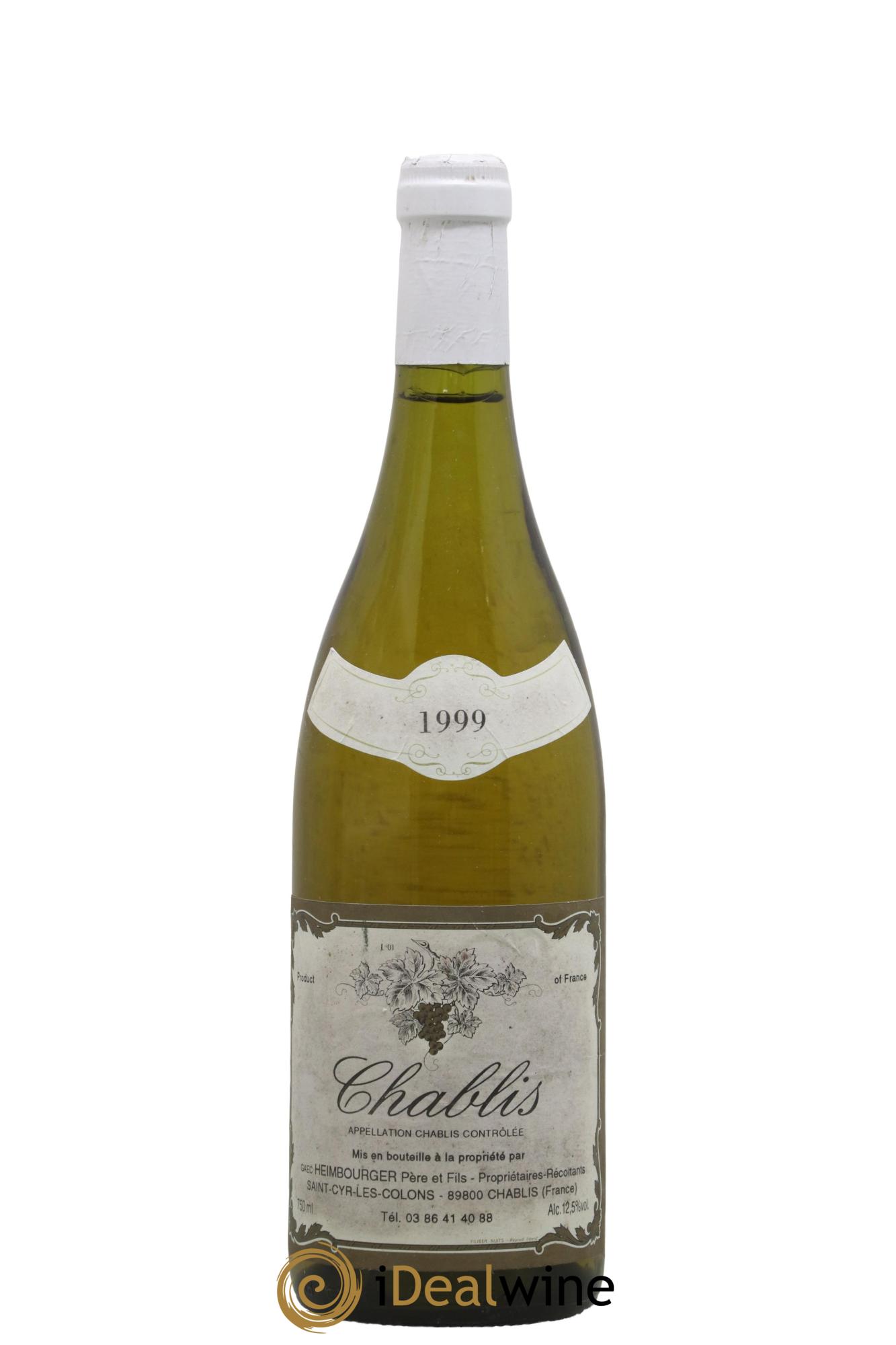 Chablis Gaec Heimbourger 1999 - Posten von 1 Flasche - 0