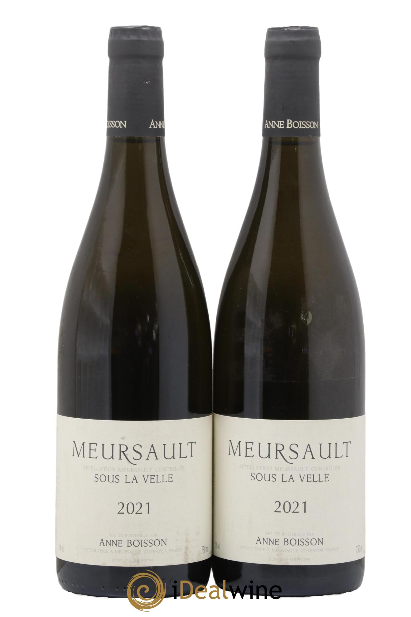 Meursault Sous la Velle Anne Boisson 2021 - Lot de 2 bouteilles - 0