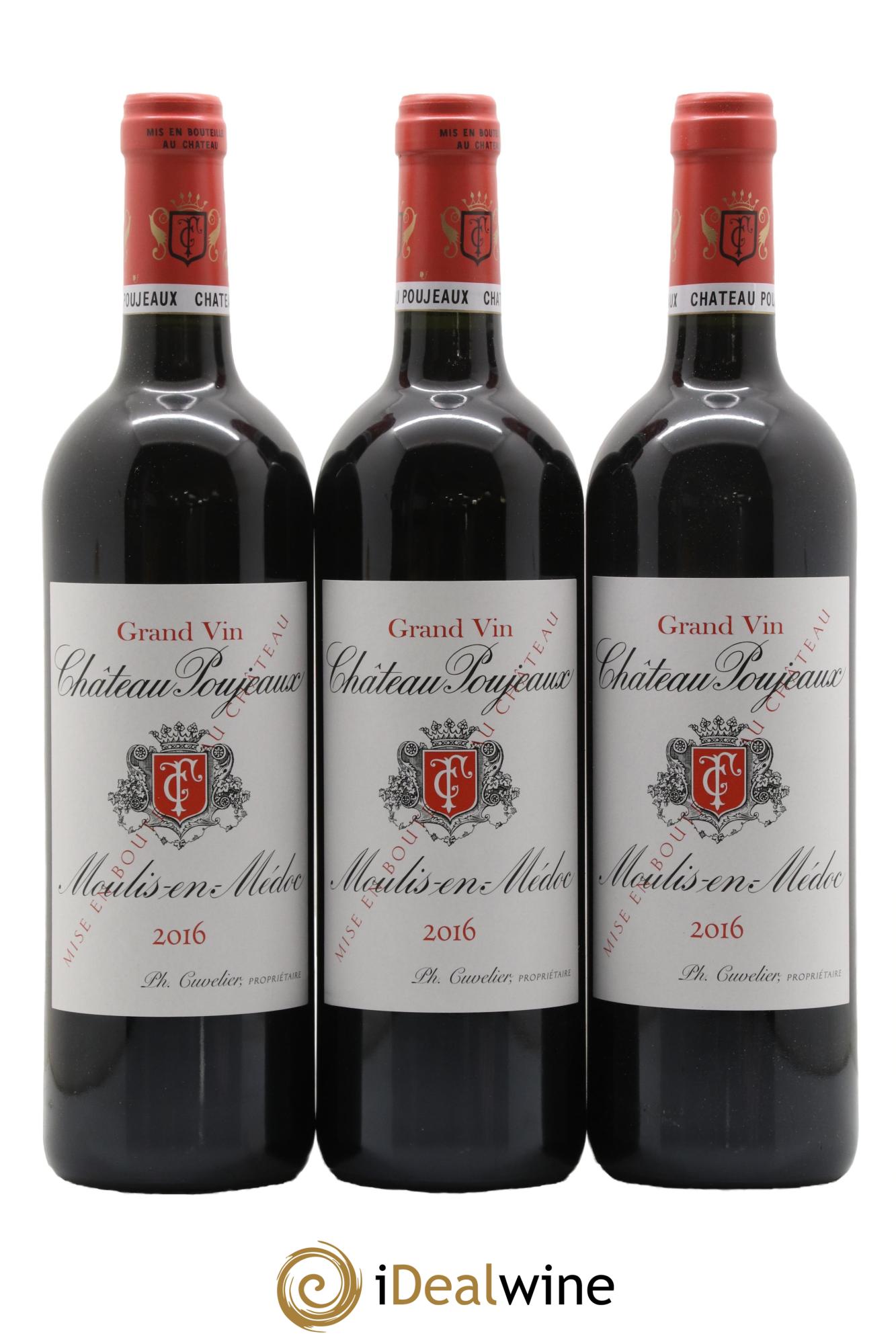 Château Poujeaux 2016 - Lot de 6 bouteilles - 1