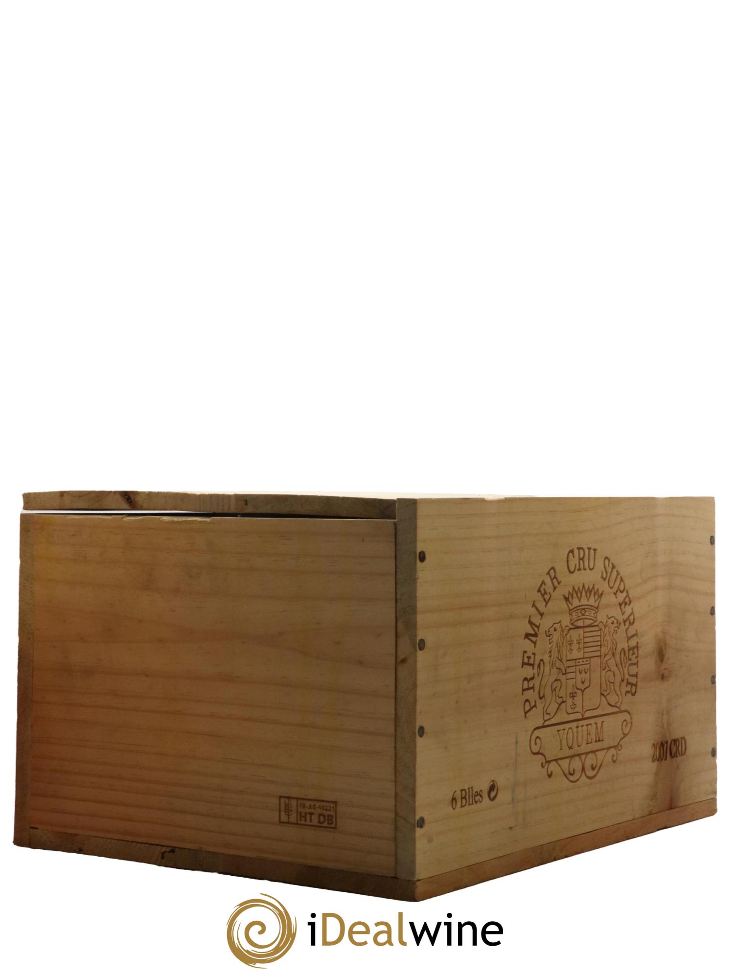 Château d' Yquem 1er Cru Classé Supérieur 2007 - Lot de 6 bouteilles - 6