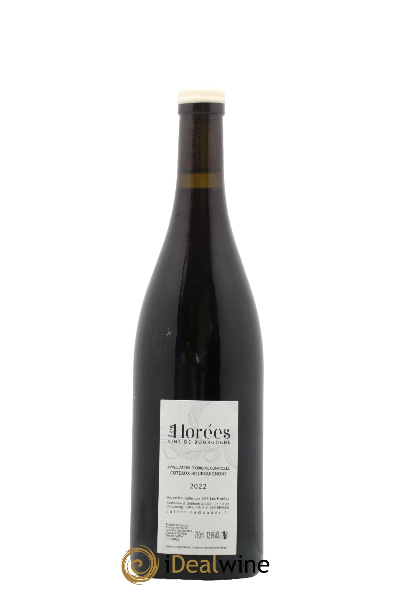 Coteaux Bourguignons Mon Poulain Les Horées 2022 - Lot de 1 bouteille - 1