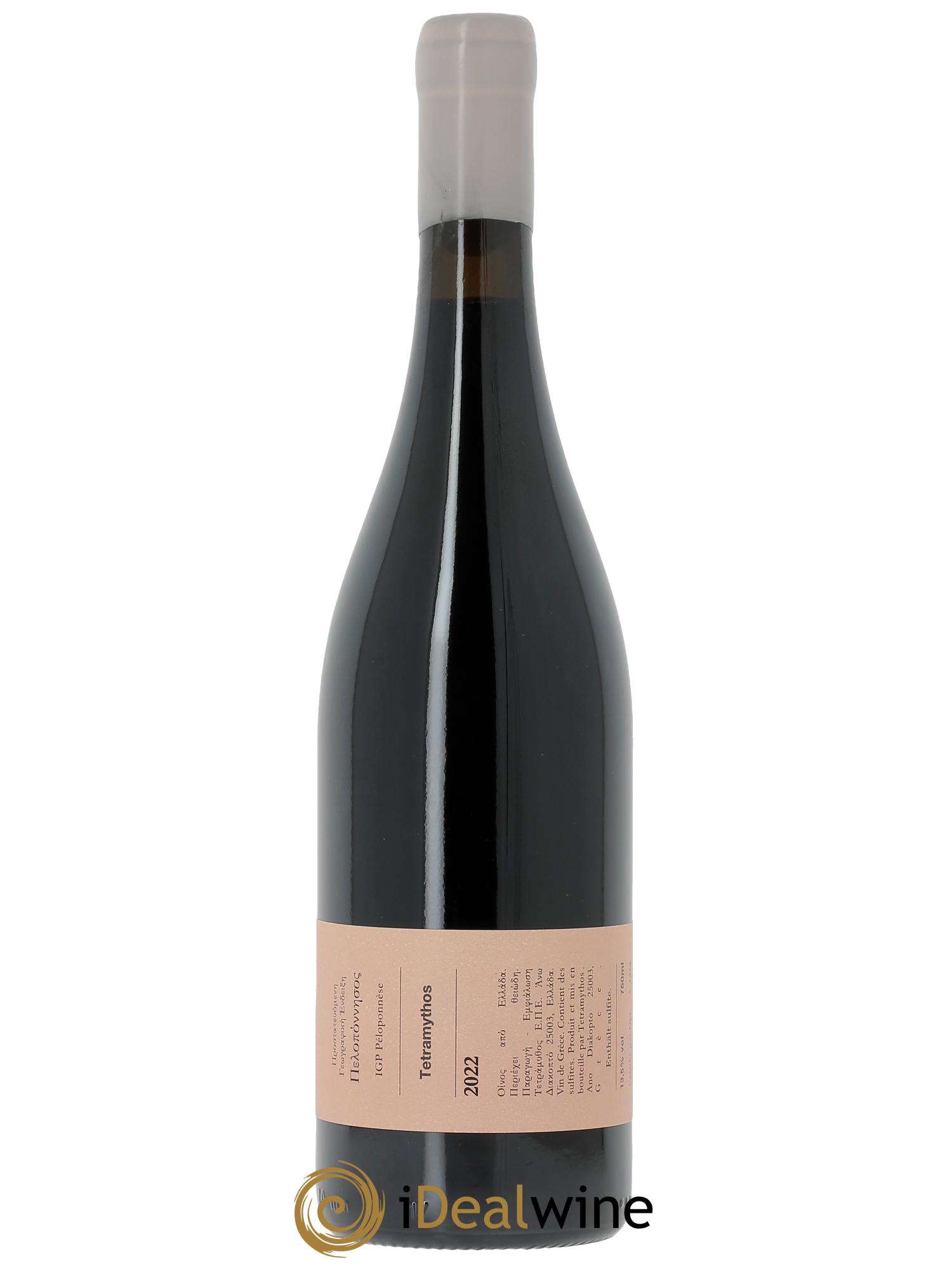IGP Peloponèse Tetramythos Phelloe Nature  2022 - Lot de 1 bouteille - 1