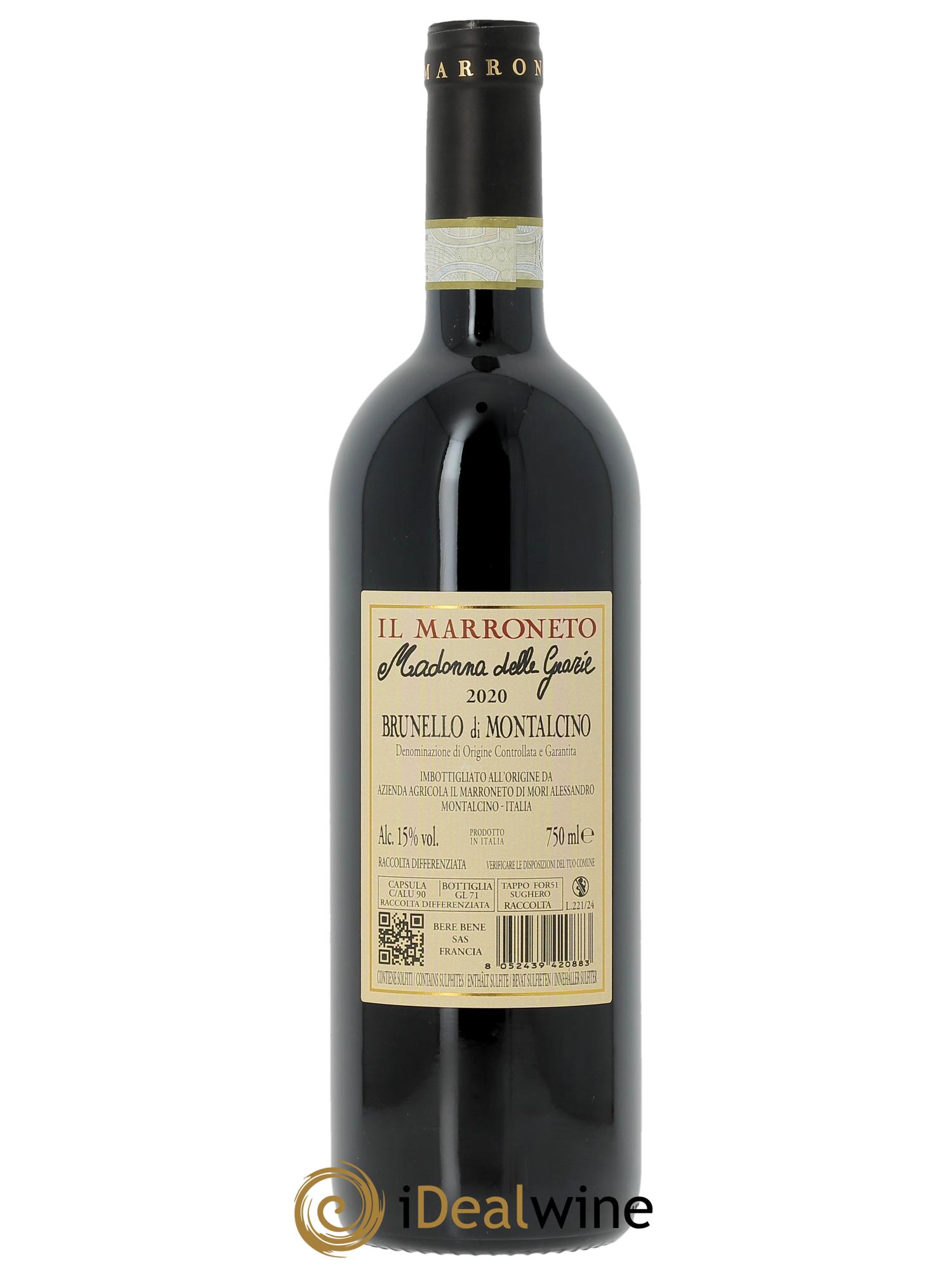 Brunello di Montalcino DOCG Madonna delle Grazie Riserva Il Marroneto  2020 - Posten von 1 Flasche - 1