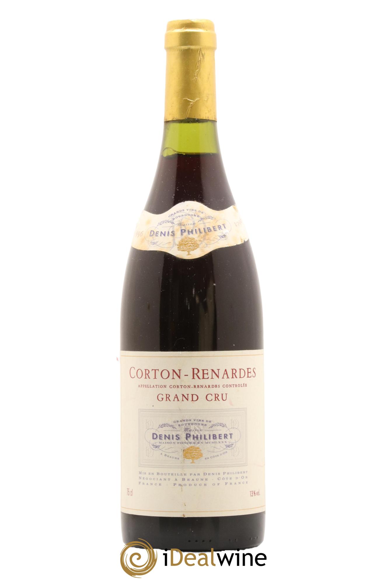 Corton Grand Cru Renardes Domaine Denis Philibert 1996 - Lot de 1 bouteille - 0