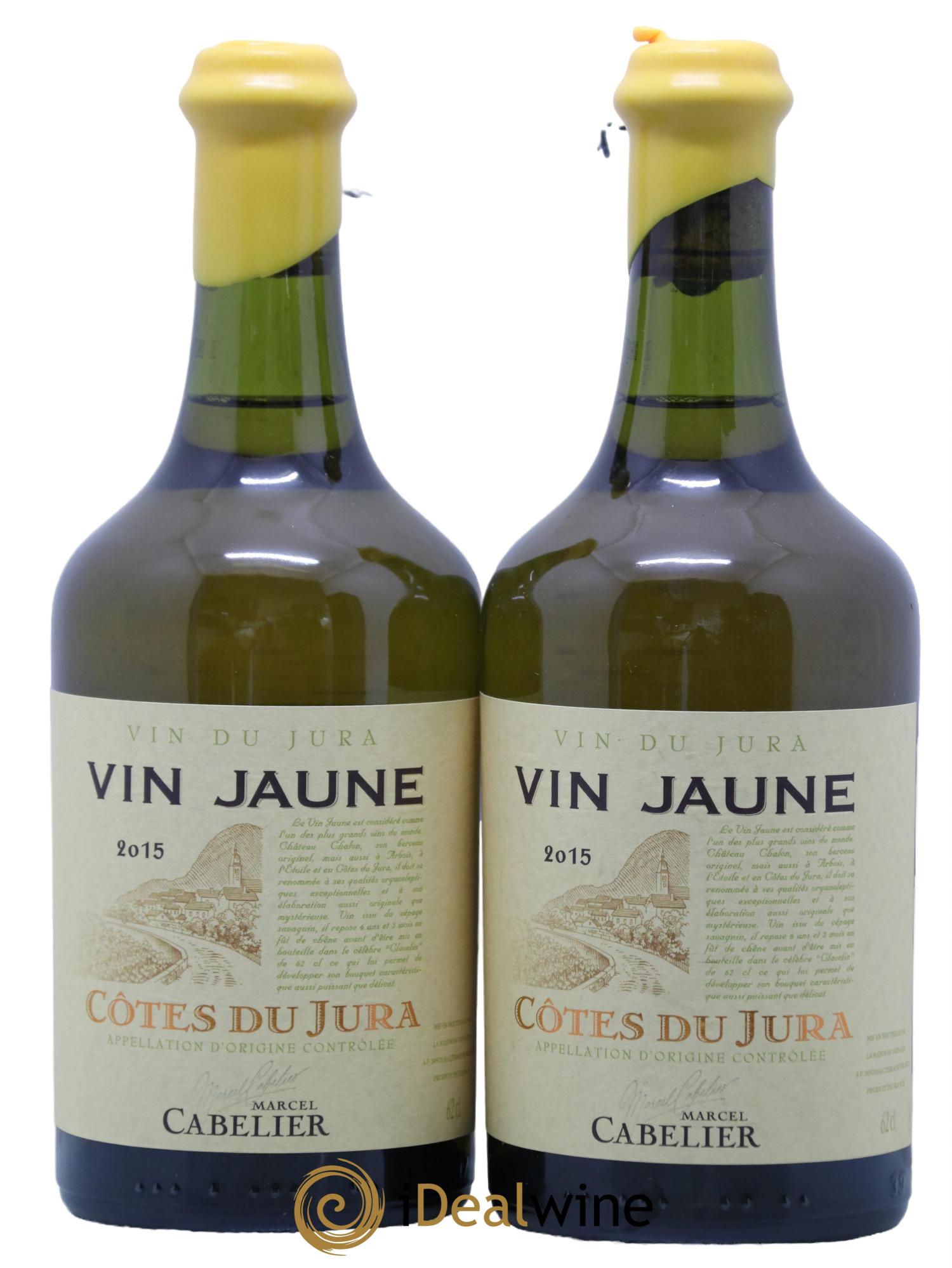 Côtes du Jura Vin Jaune Domaine Marcel Gabelier 2015 - Lot de 2 clavelins - 0