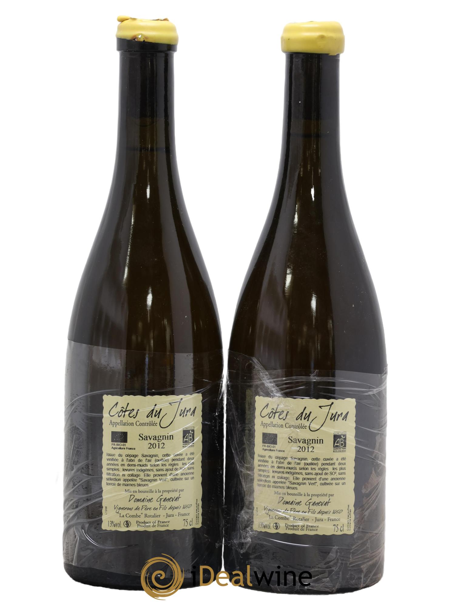 Côtes du Jura Les Chalasses Marnes Bleues Jean-François Ganevat (Domaine) 2012 - Posten von 2 Flaschen - 1