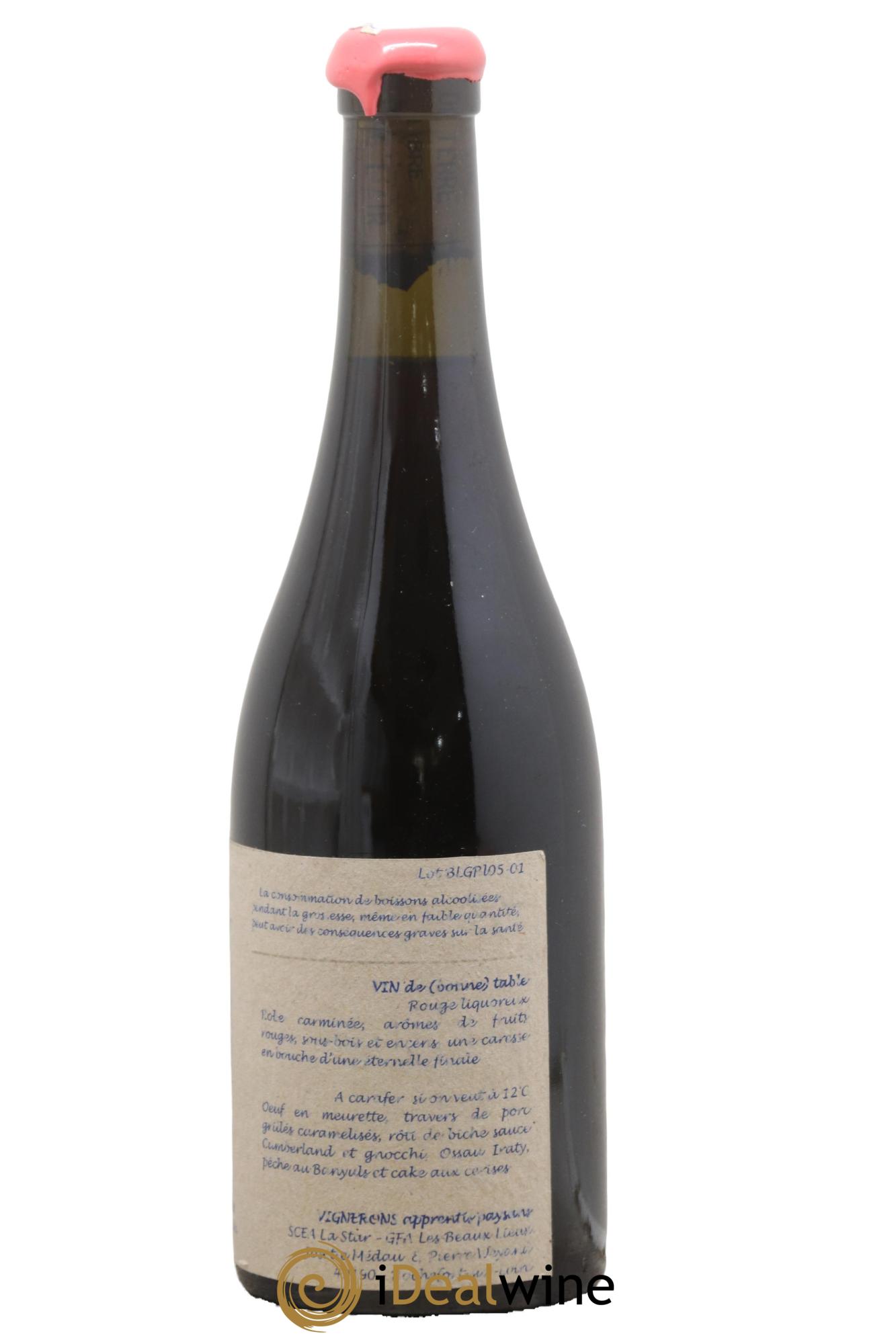 Vin de France Liquoreux Un Vin de Terre Libre Le Pur Elixir… Des Gasneries Josette Medau & Pierre Weyand 2005 - Posten von 1 Format 50cl - 2
