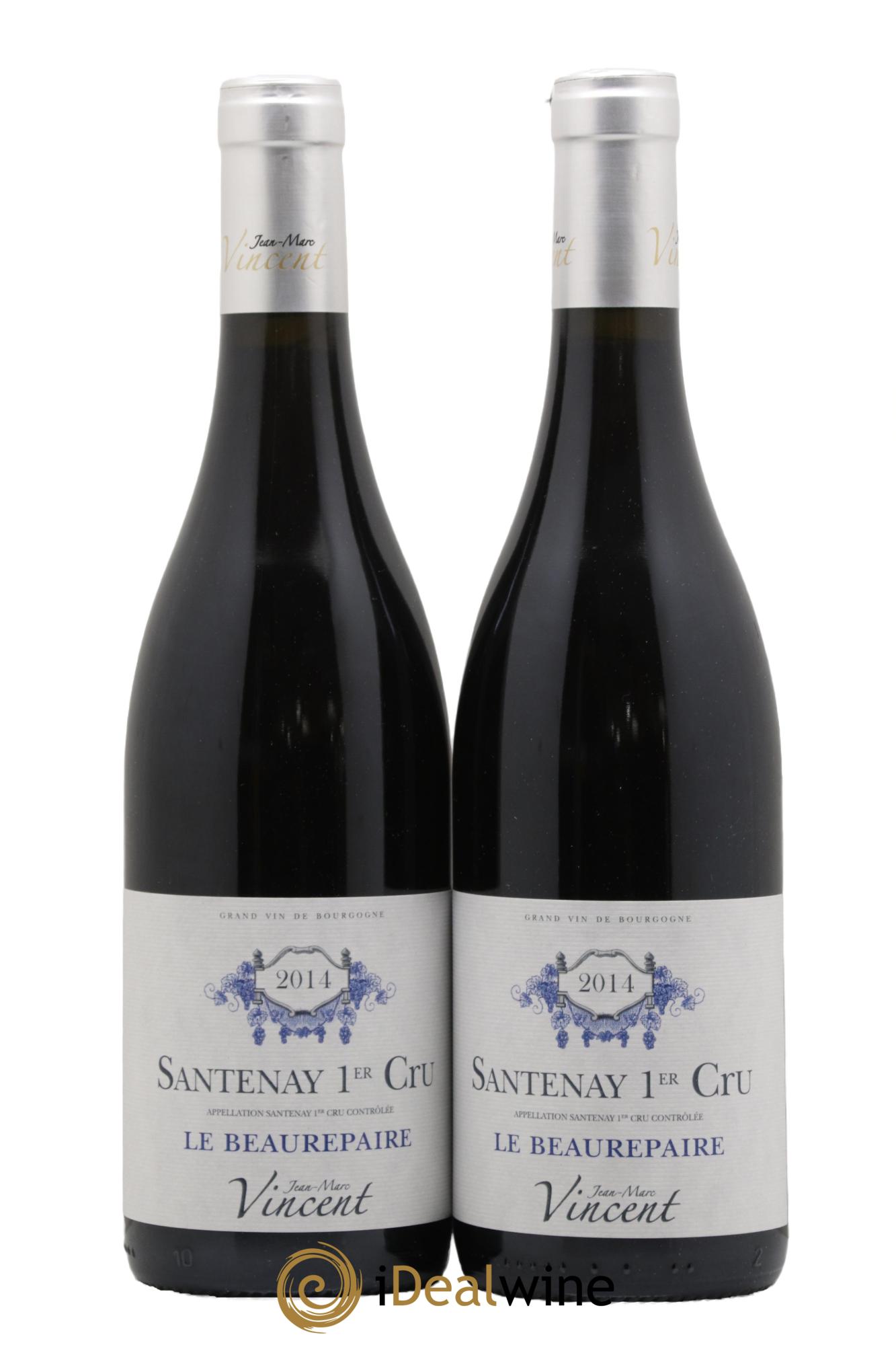 Santenay 1er Cru Le Beaurepaire Jean-Marc Vincent (Domaine) 2014 - Posten von 2 Flaschen - 0
