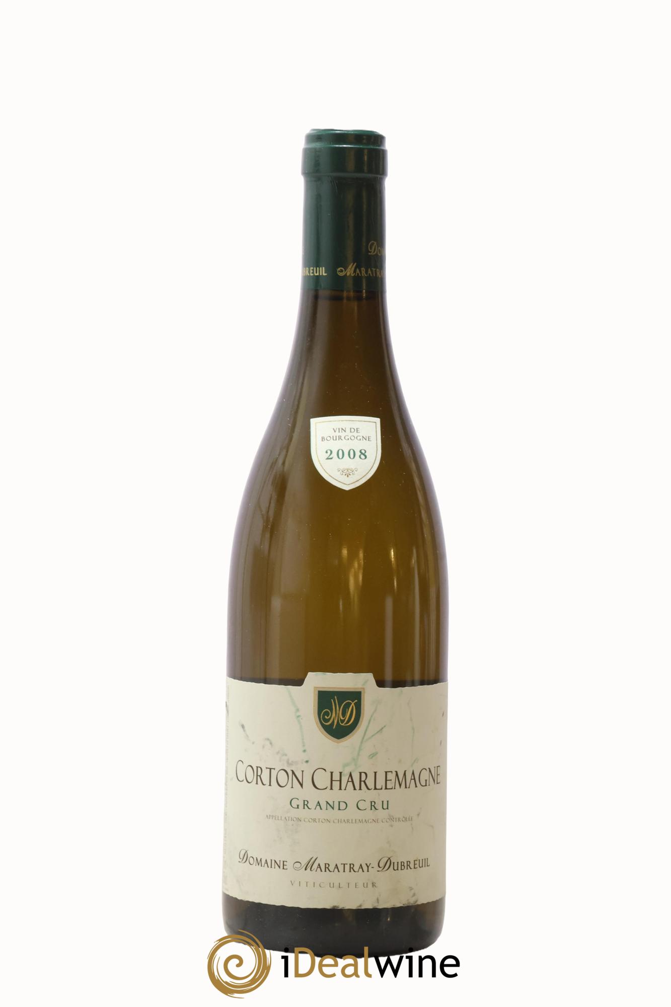Corton-Charlemagne Grand Cru Maratray-Dubreuil 2008 - Lotto di 1 bottiglia - 0