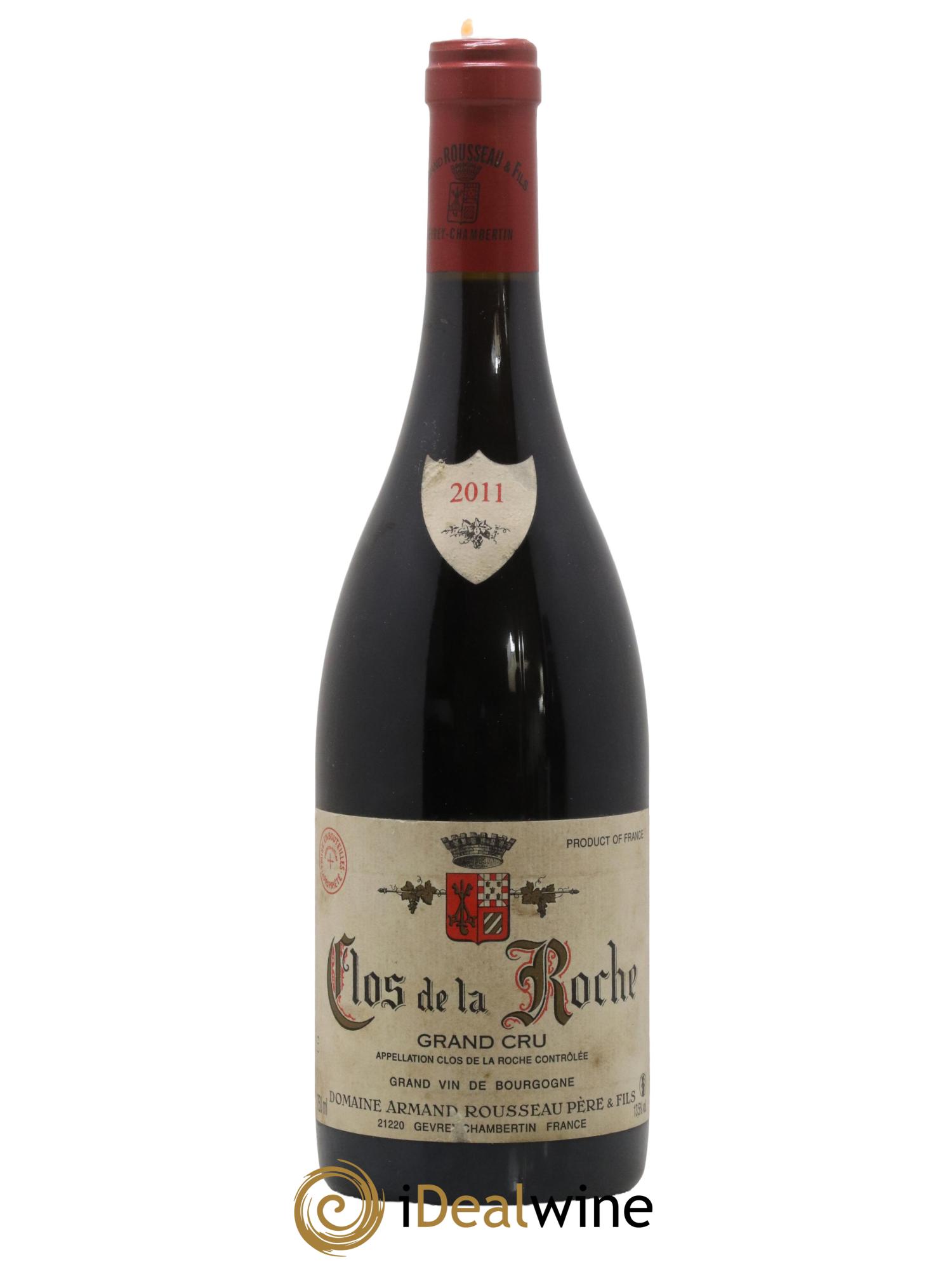 Clos de la Roche Grand Cru Armand Rousseau (Domaine) 2011 - Posten von 1 Flasche - 0