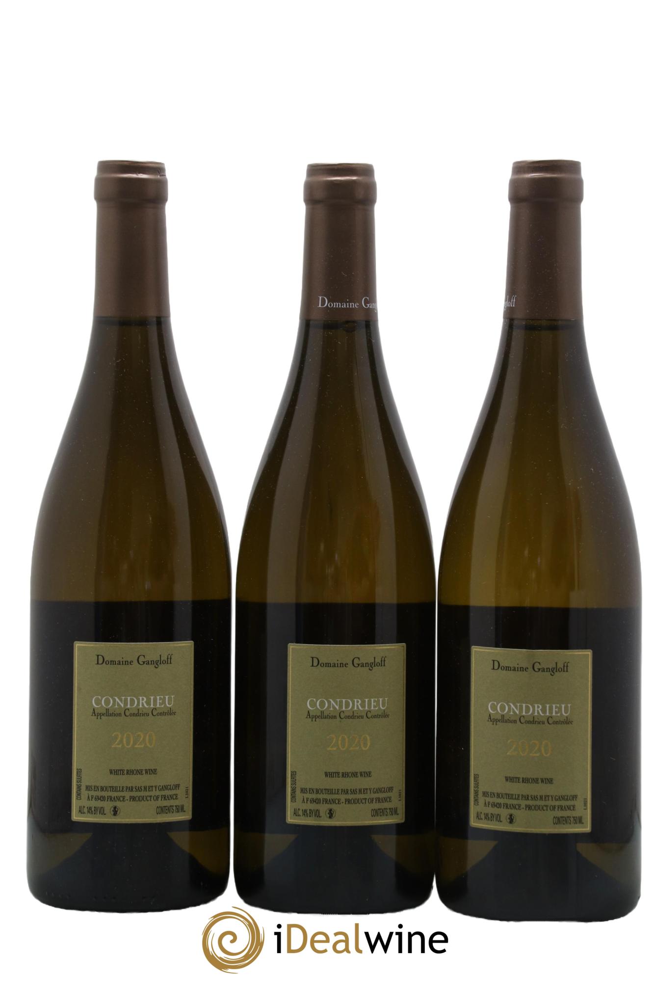 Condrieu Domaine Gangloff (Domaine) 2020 - Lotto di 3 bottiglie - 1