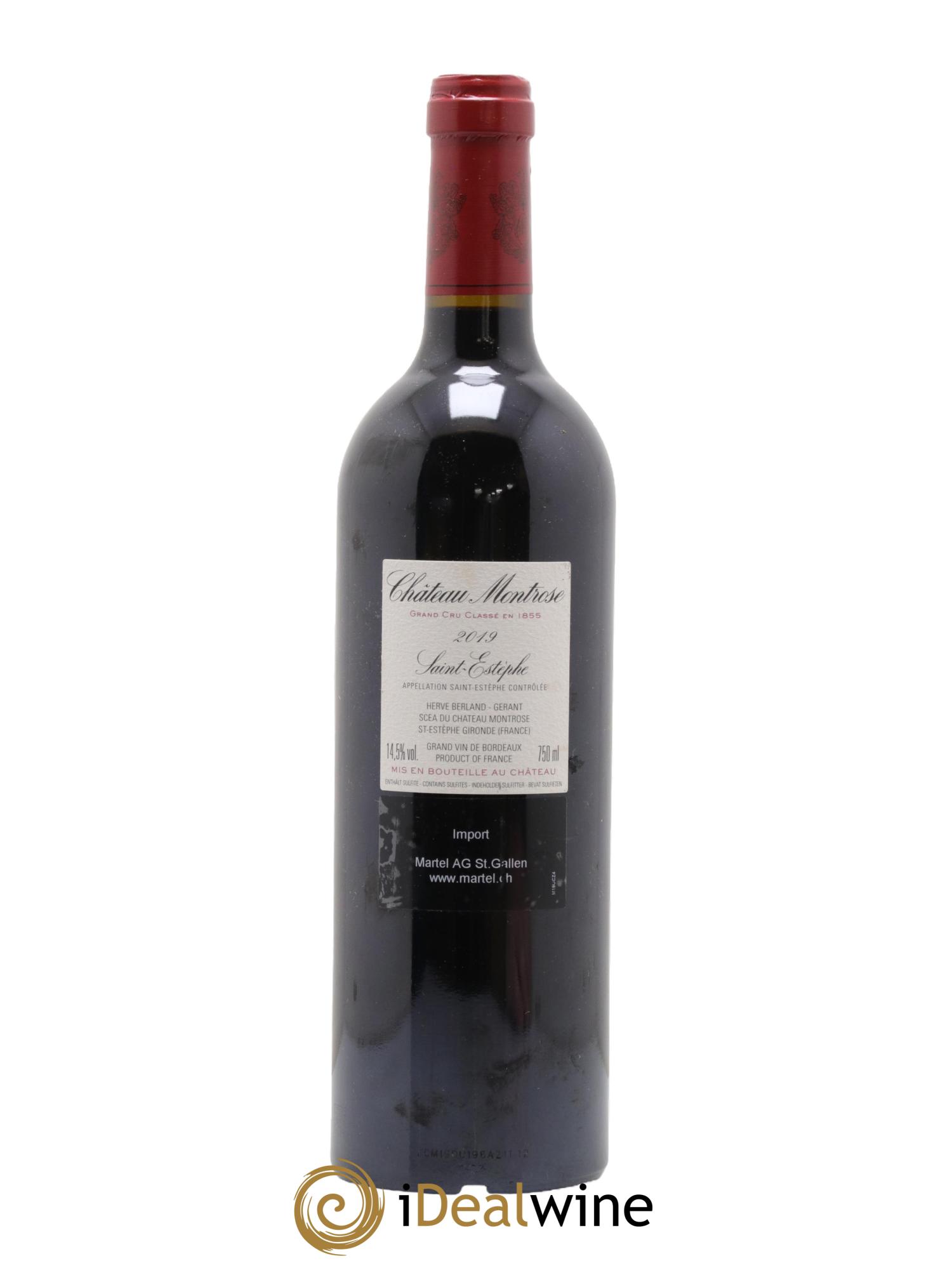 Château Montrose 2ème Grand Cru Classé 2019 - Lot de 1 bouteille - 1