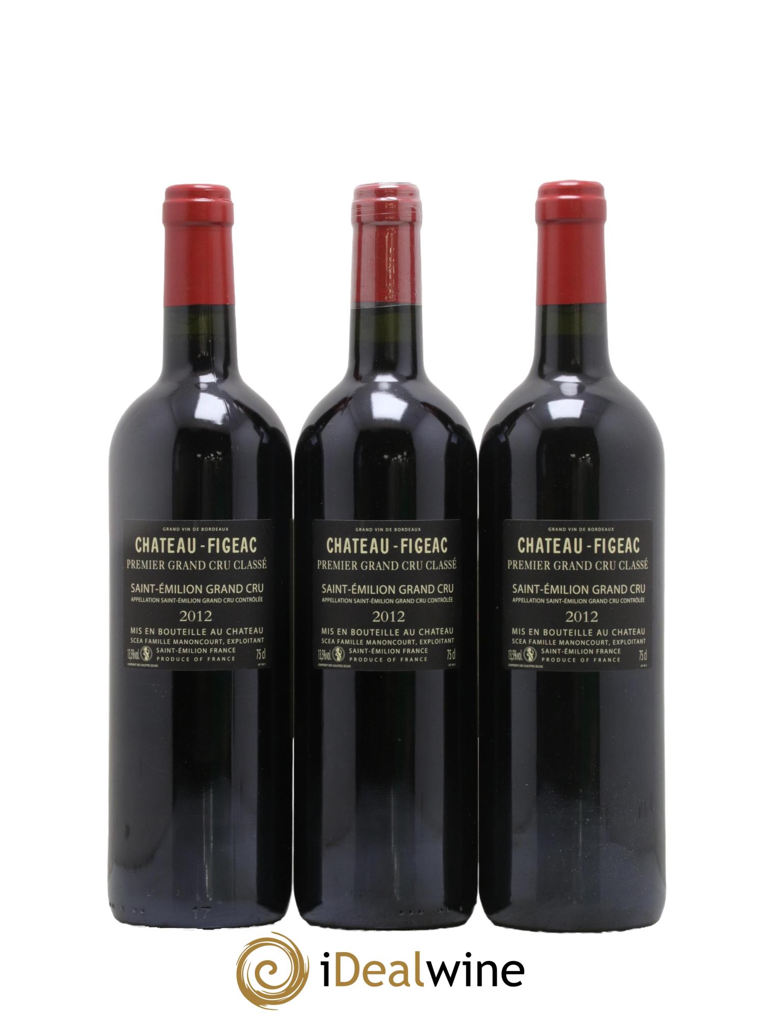 Château Figeac 1er Grand Cru Classé A 2012 - Lotto di 6 bottiglie - 4