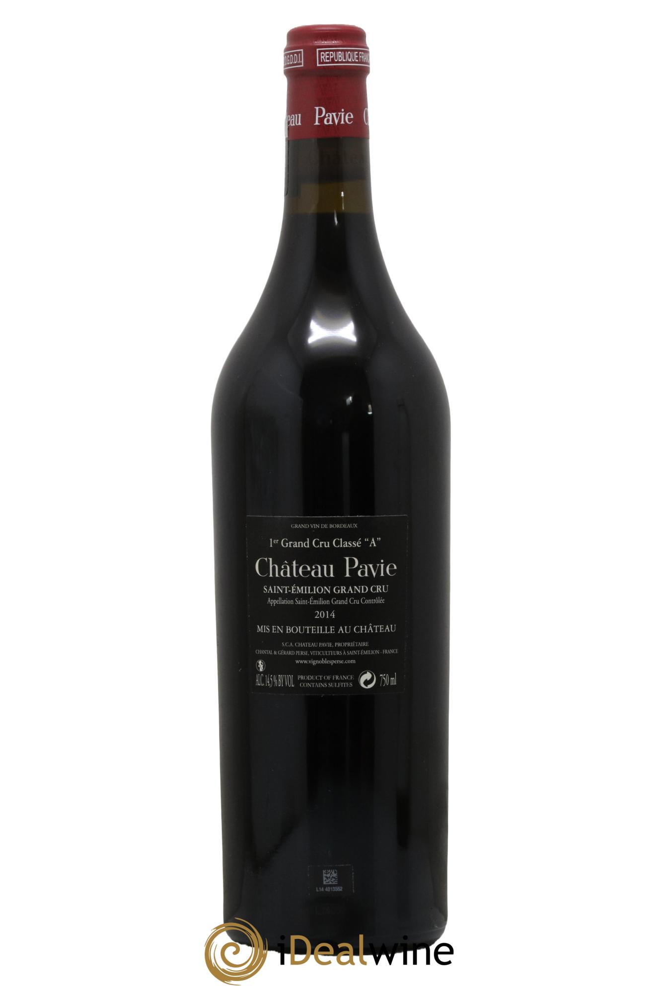 Château Pavie 1er Grand Cru Classé A 2014 - Posten von 1 Flasche - 1