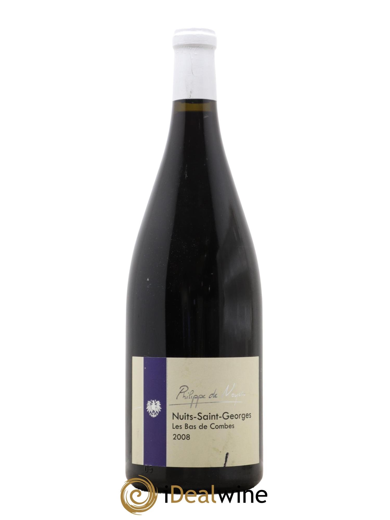 Nuits-Saint-Georges Les Bas De Combes Domaine Philippe De Noyers 2008 - Lot de 1 magnum - 0