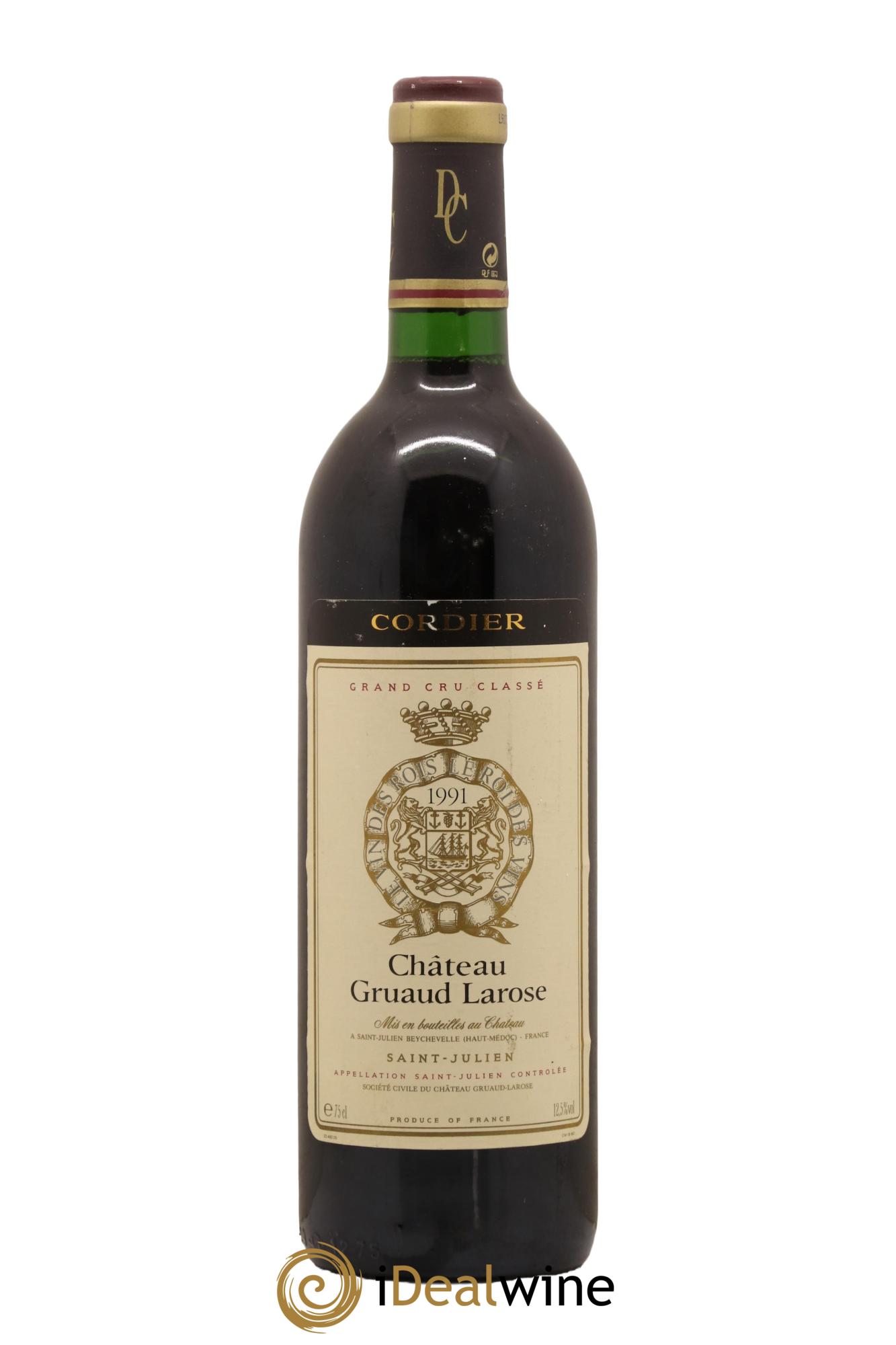 Château Gruaud Larose 2ème Grand Cru Classé 1991 - Lot de 1 bouteille - 0