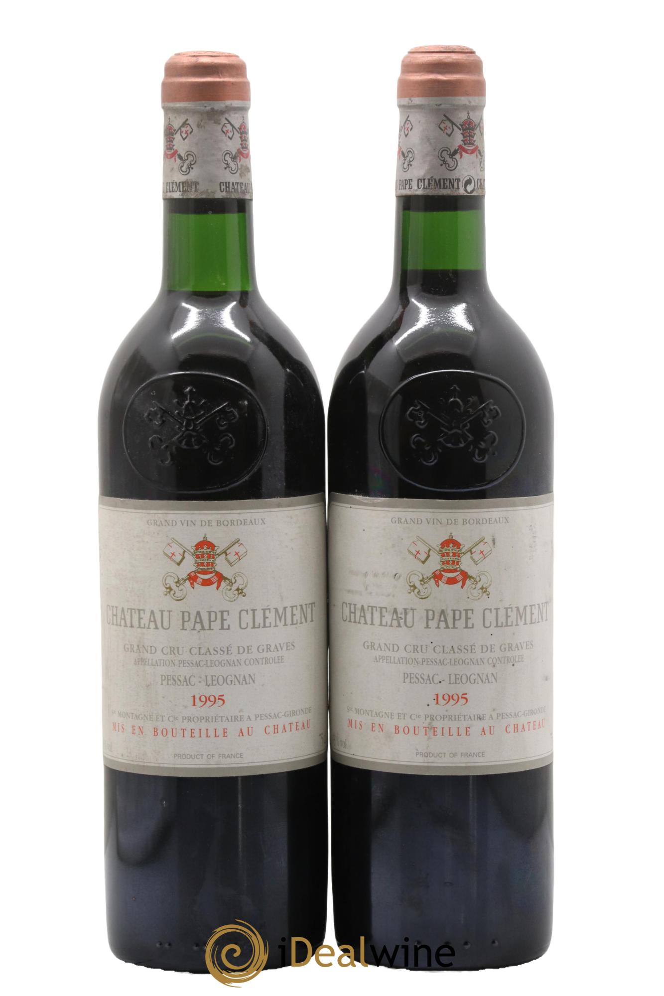 Château Pape Clément Cru Classé de Graves 1995 - Lotto di 2 bottiglie - 0