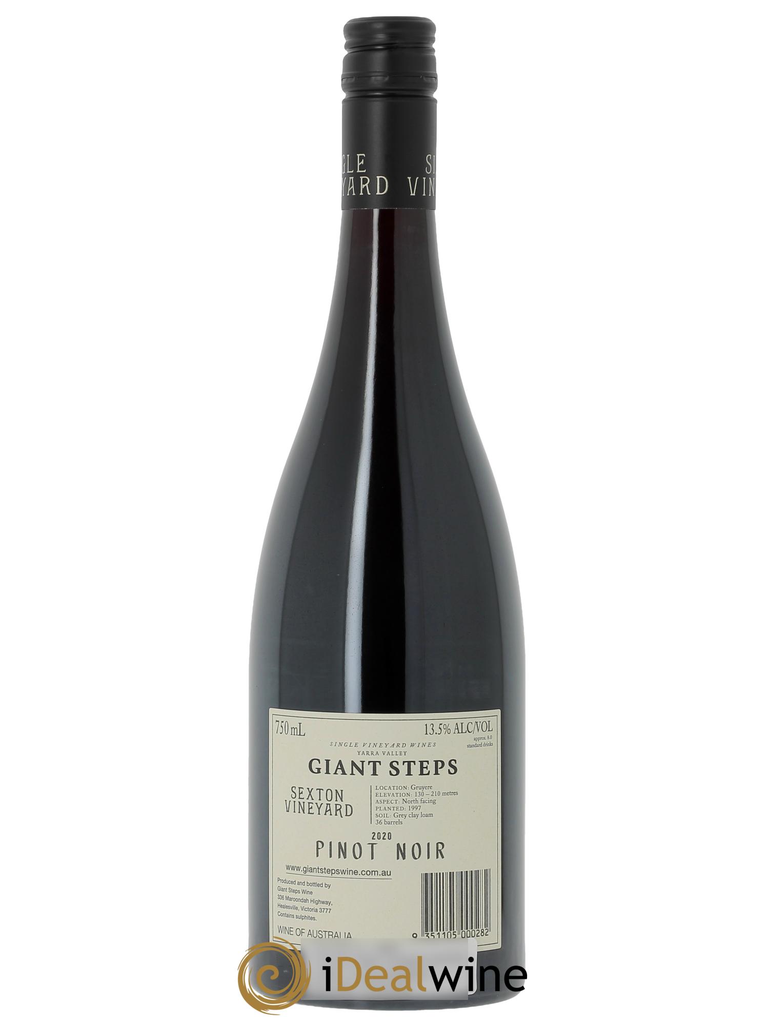 Yarra Valley Giant Steps Sexton Pinot Noir 2020 - Lot de 1 bouteille - 1