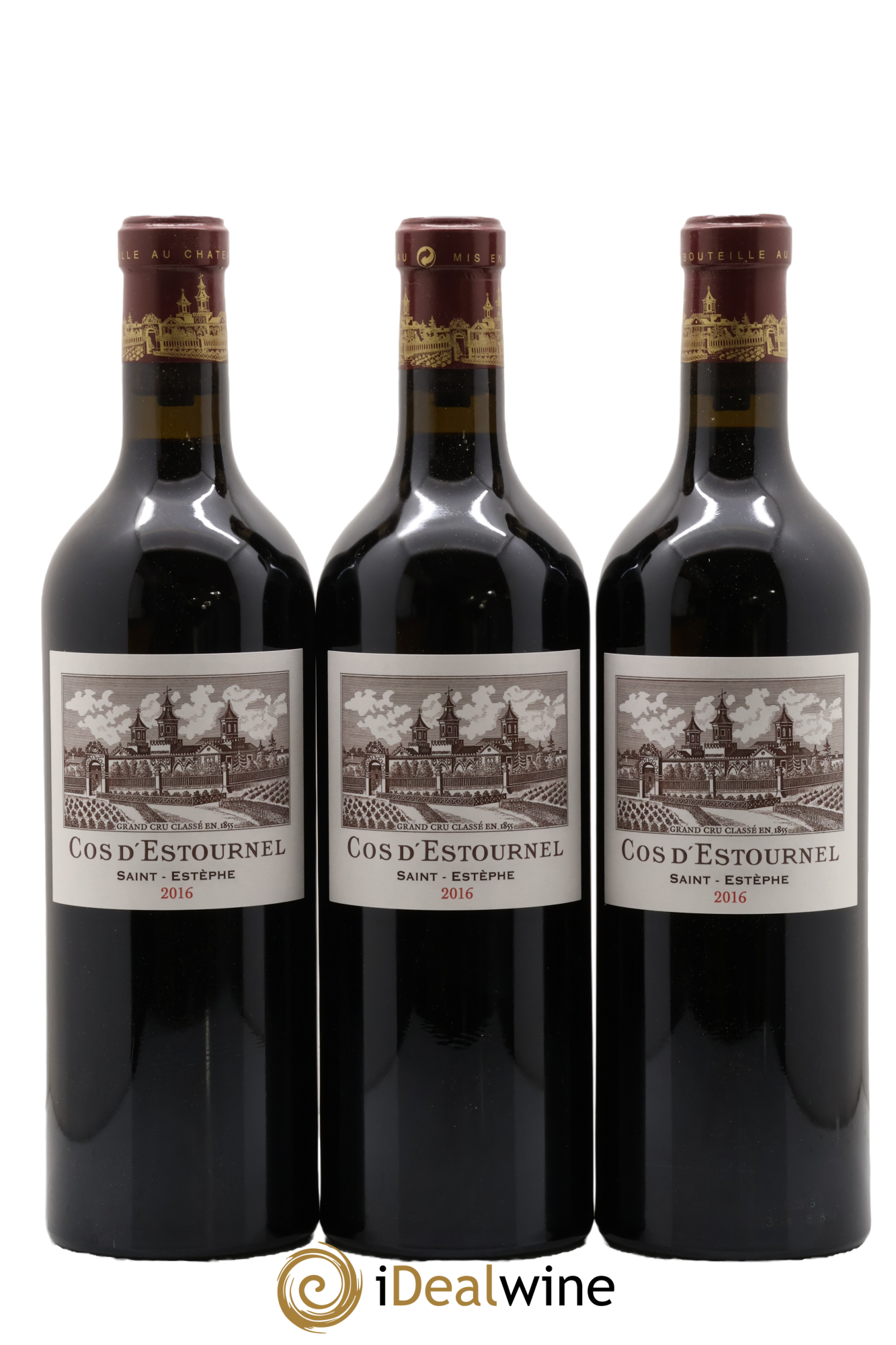 Cos d'Estournel 2ème Grand Cru Classé 2016 - Lotto di 3 bottiglie - 0