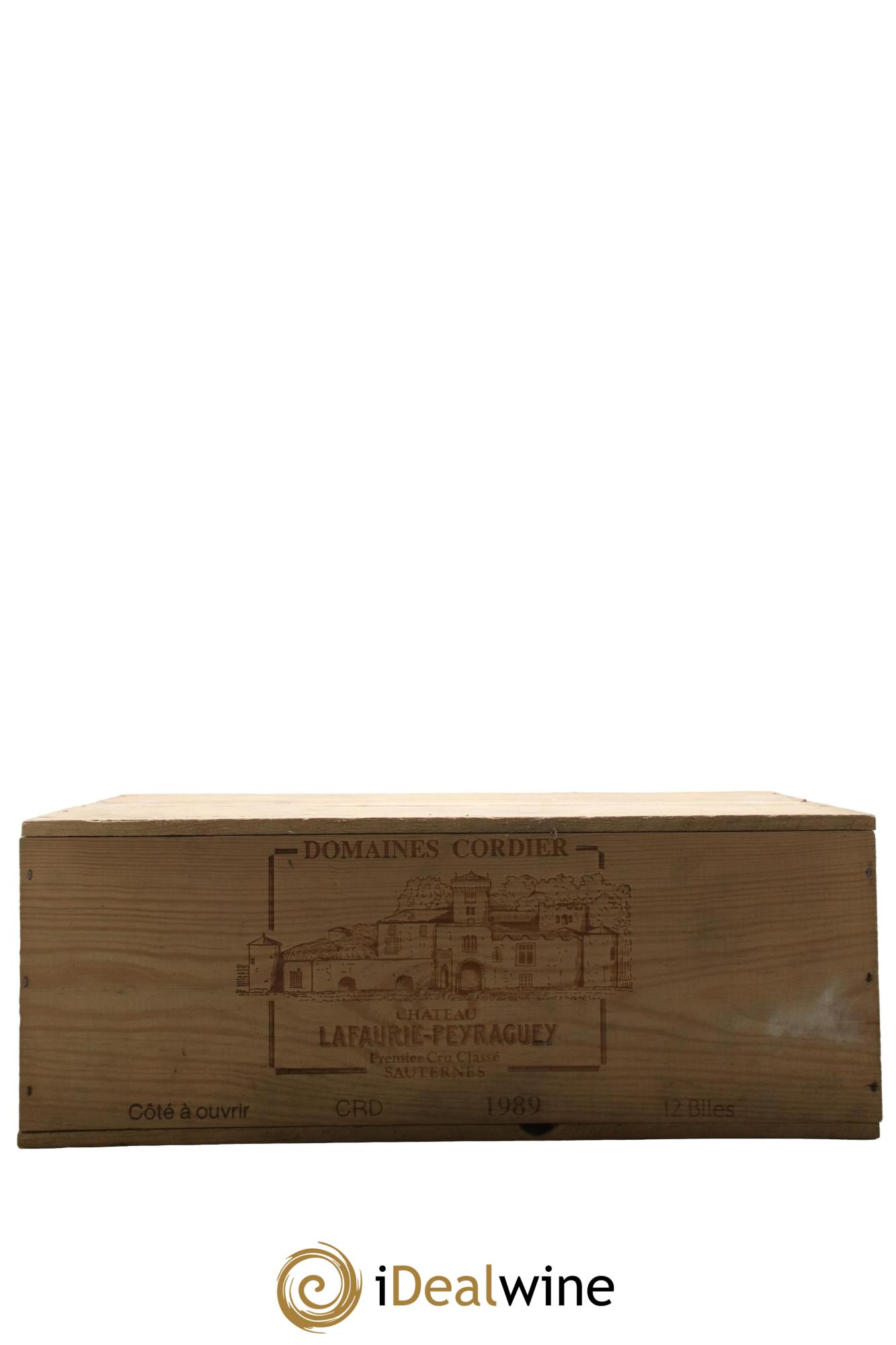 Château Lafaurie-Peyraguey 1er Grand Cru Classé 1989 - Lot de 12 bouteilles - 1