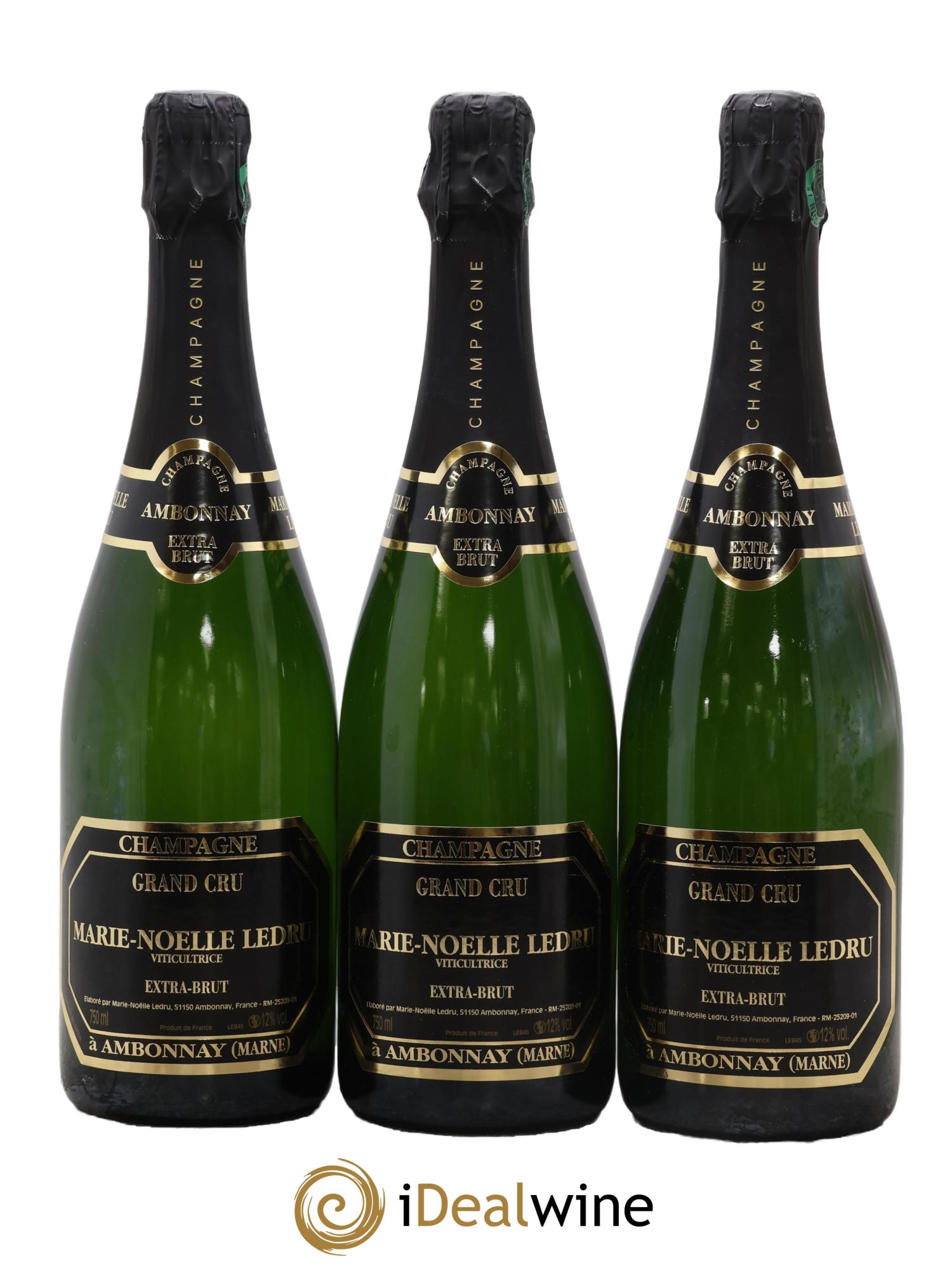 Extra-Brut Grand Cru Marie-Noëlle Ledru - Posten von 3 Flaschen - 0