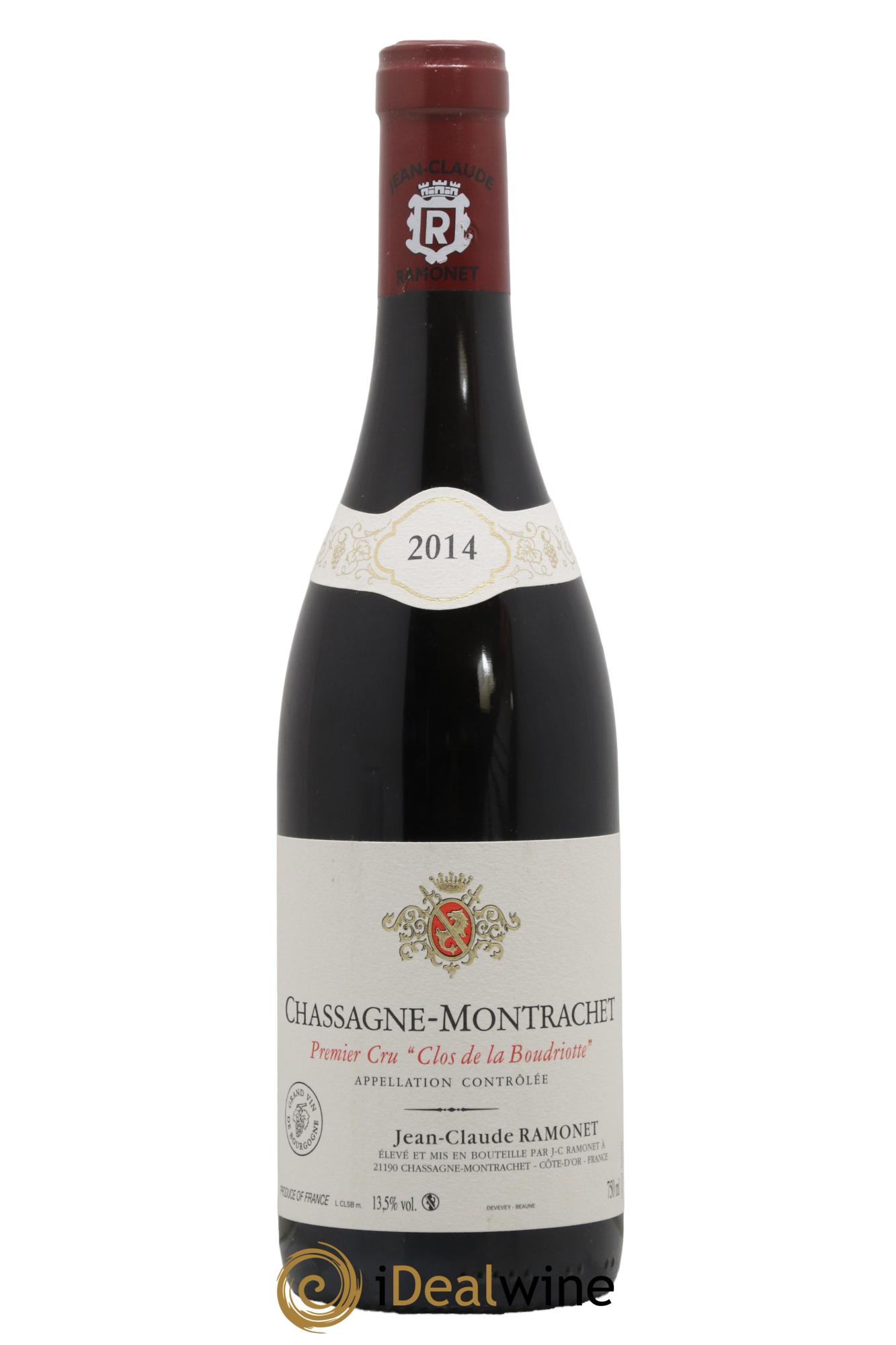 Chassagne-Montrachet 1er Cru Clos de la Boudriotte Ramonet (Domaine) 2014 - Lot de 1 bouteille - 0