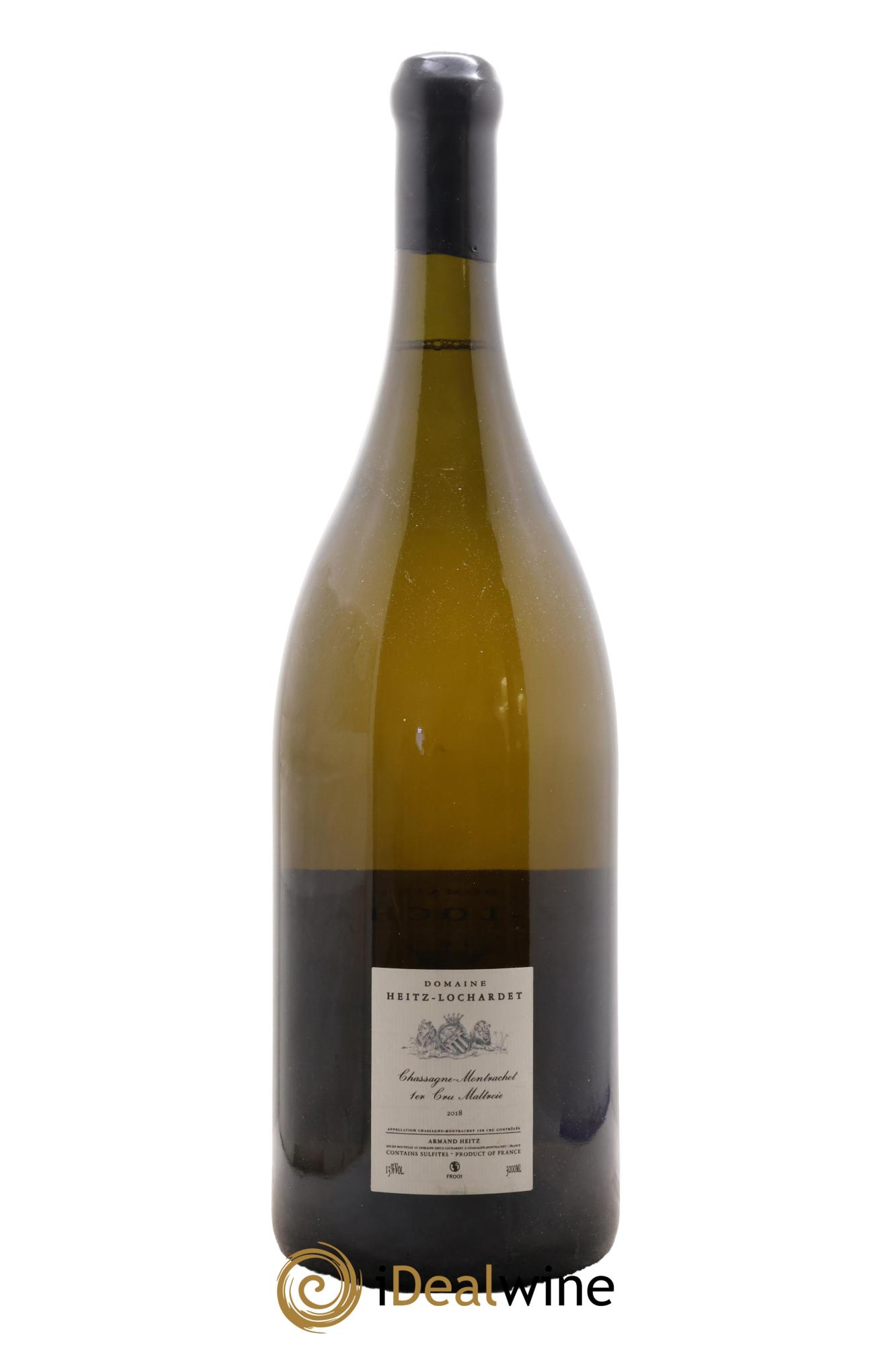 Chassagne-Montrachet 1er Cru La Maltroie Domaine Heitz Lochardet 2018 - Posten von 1 Doppel-Magnum - 1