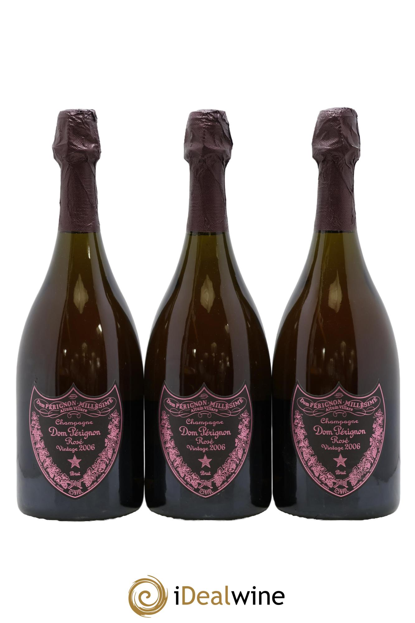 Brut Dom Pérignon 2006 - Lot of 3 bottles - 0