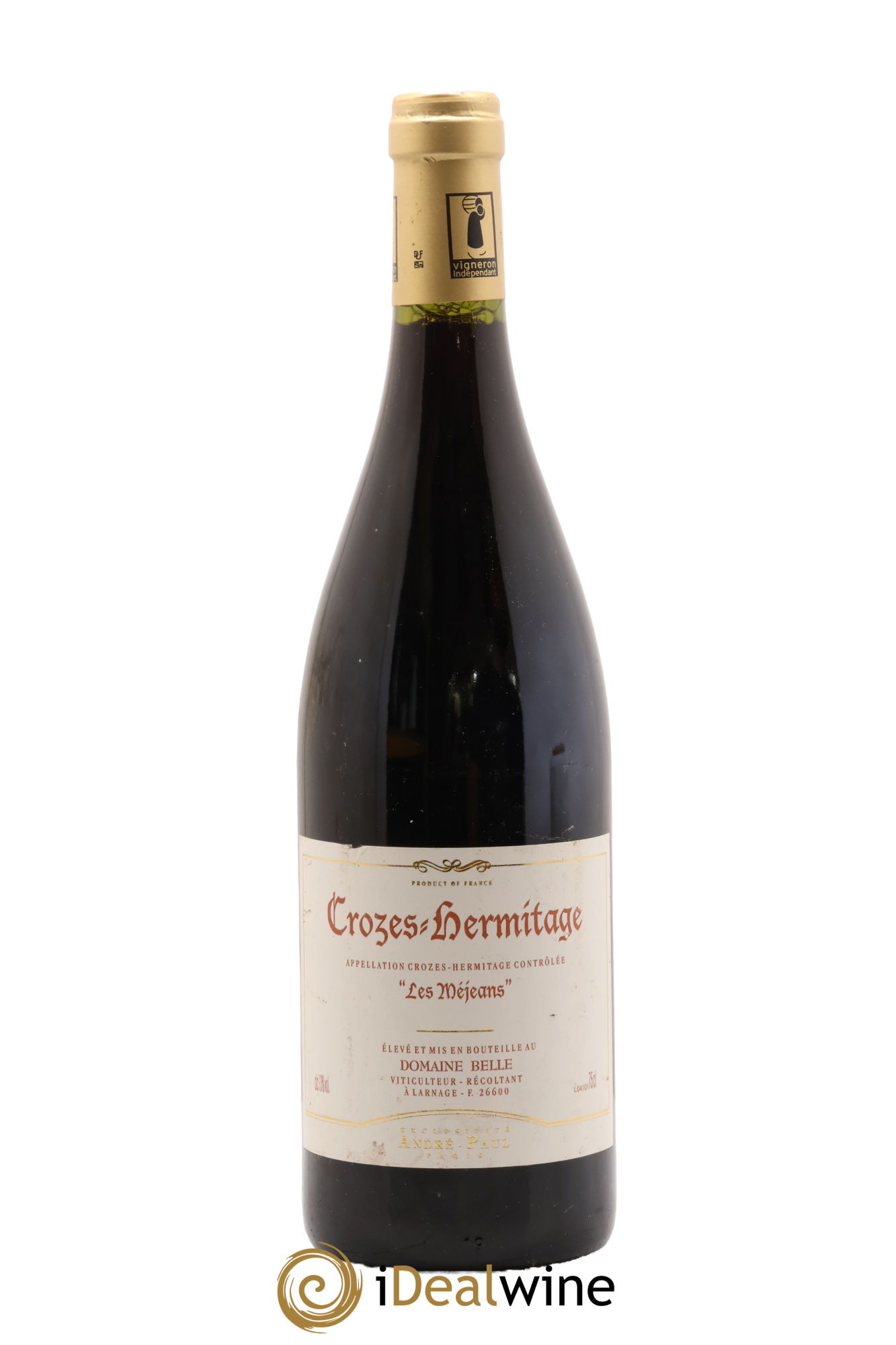 Crozes-Hermitage Les Mejeans Domaine Philippe Belle 2005 - Lot de 1 bouteille - 0