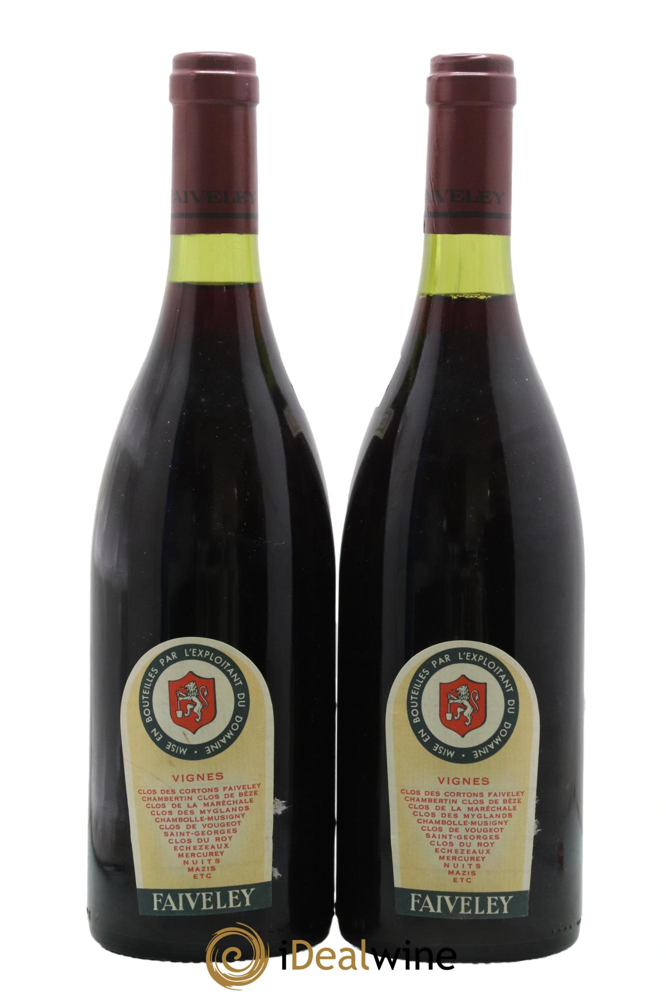 Chambertin Clos de Bèze Grand Cru Faiveley 1990 - Lot de 2 bouteilles - 1