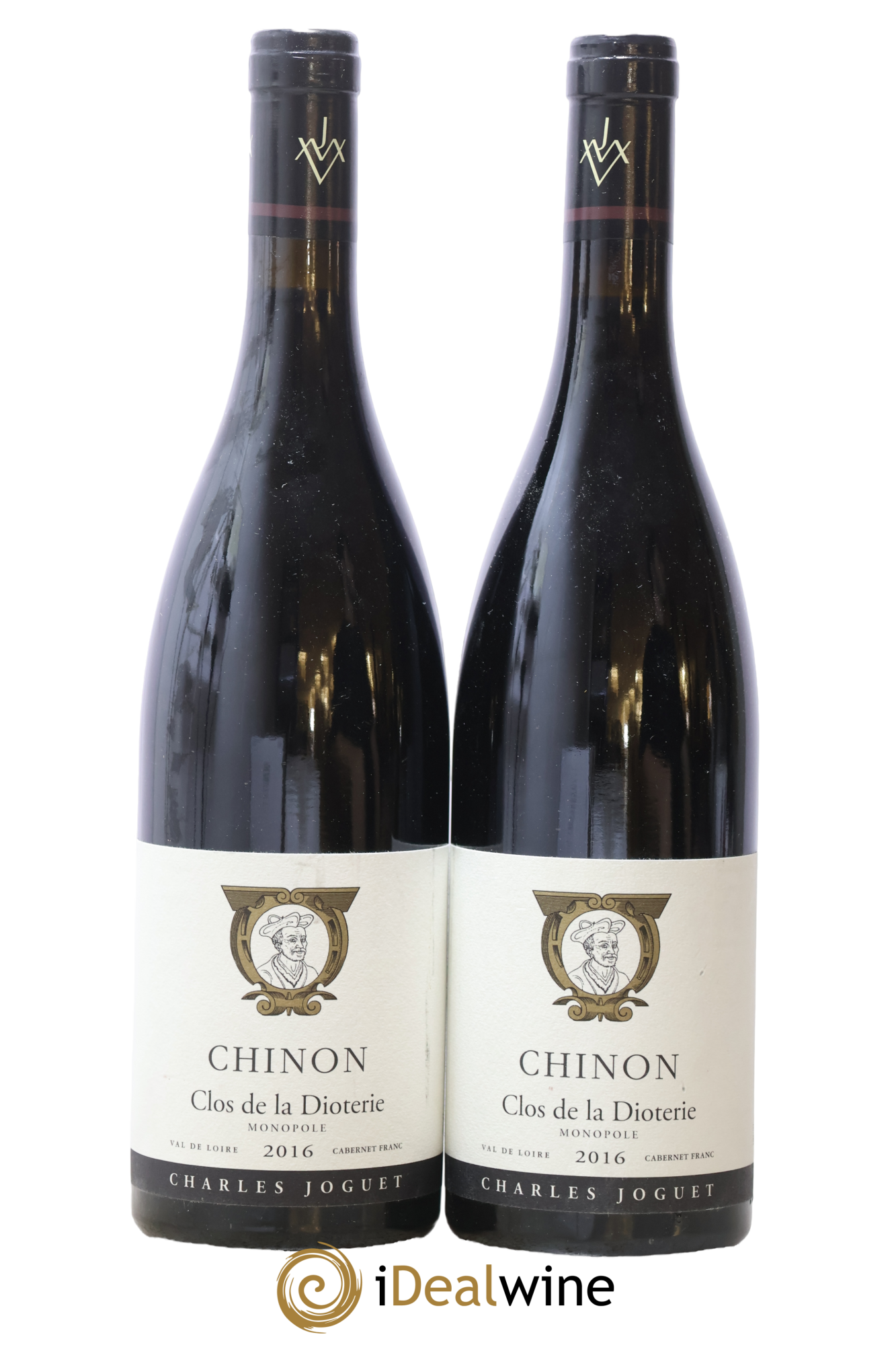 Chinon Clos de La Dioterie Charles Joguet 2016 - Lot of 2 bottles - 0