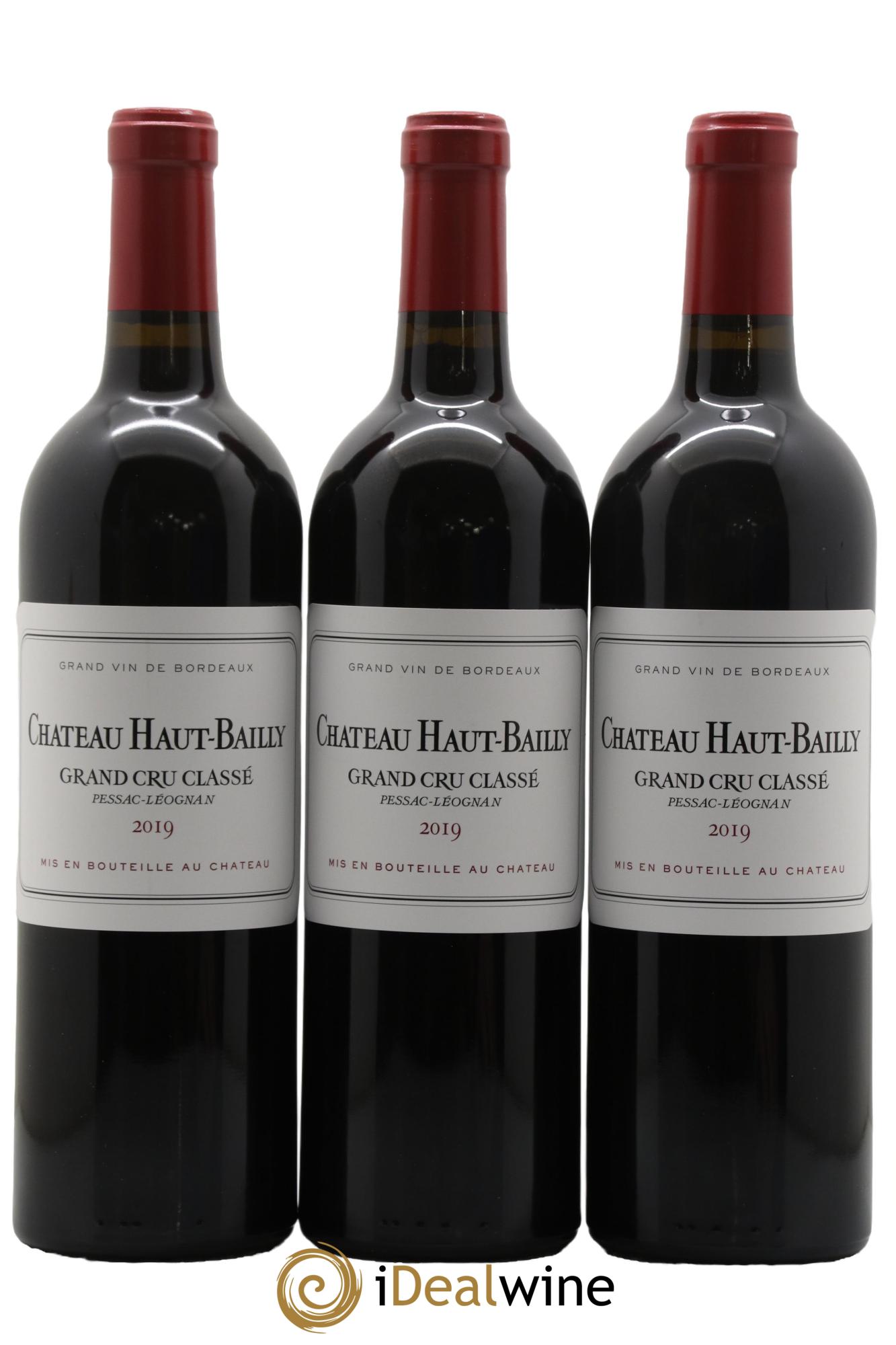 Château Haut-Bailly Cru Classé de Graves 2019 - Lot of 3 bottles - 0