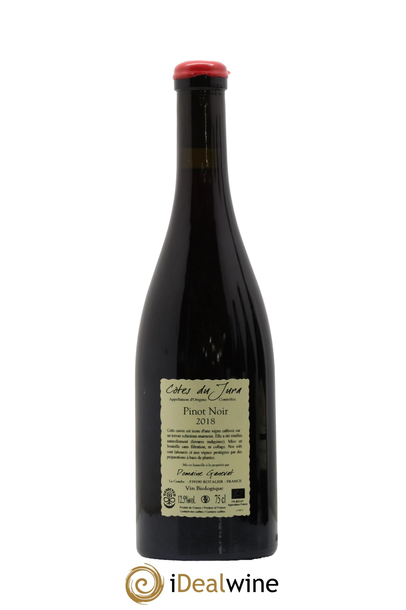 Côtes du Jura Pinot Noir En Billat Jean-François Ganevat (Domaine) 2018 - Lot de 1 bouteille - 1