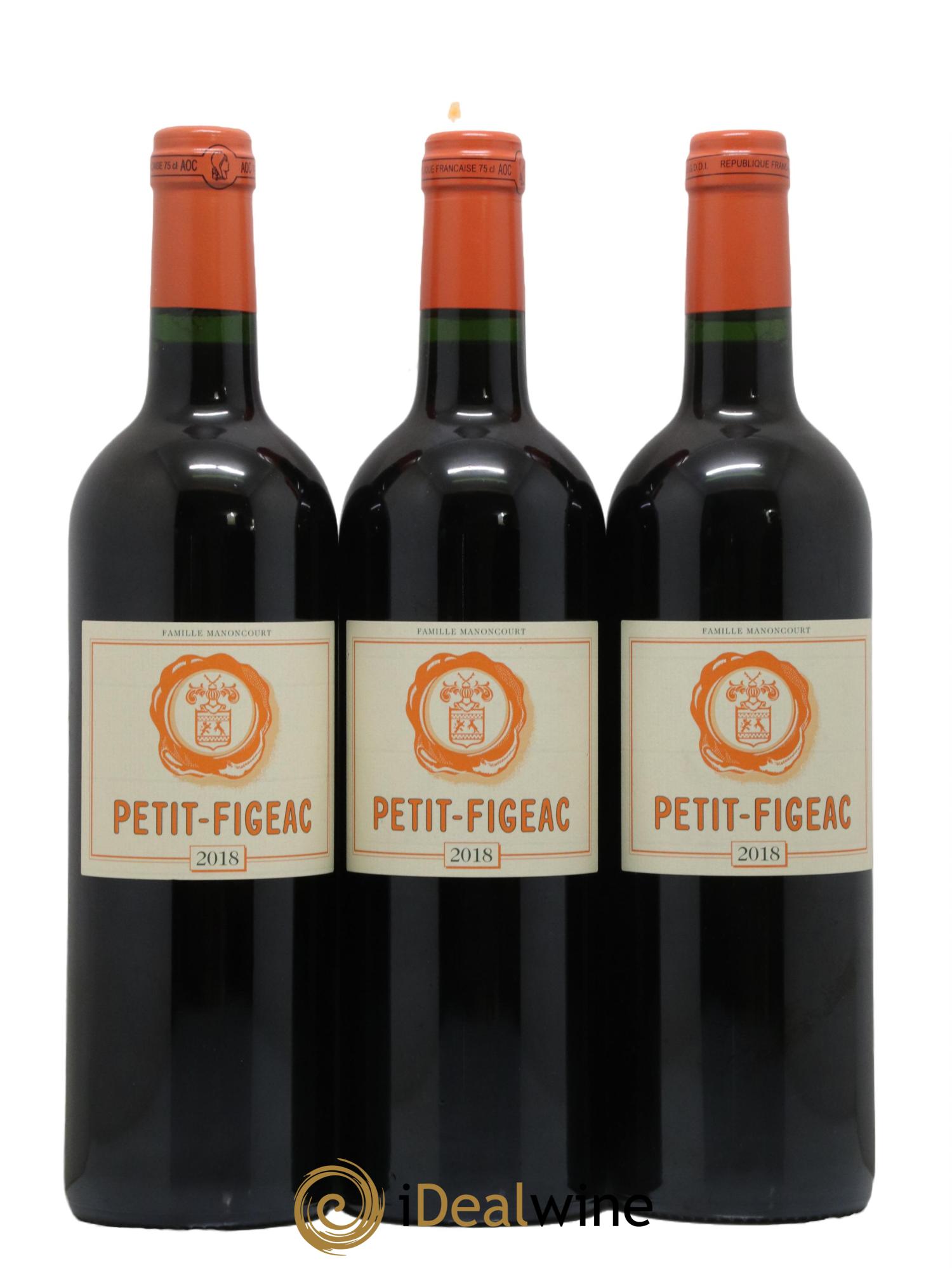 Petit Figeac 2018 - Lot de 3 bouteilles - 0