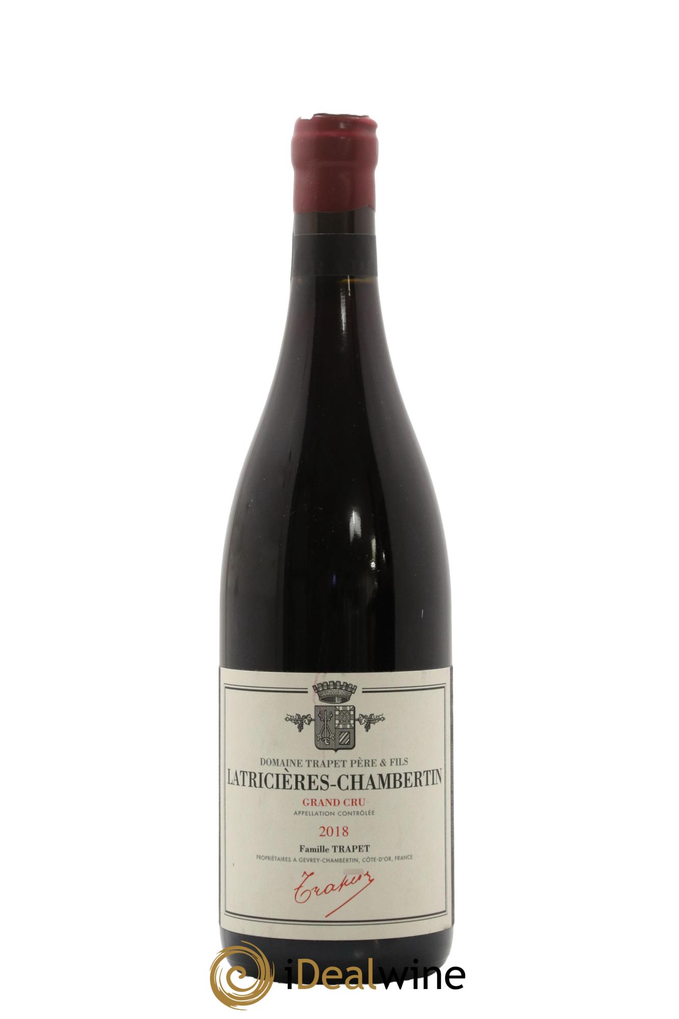 Latricières-Chambertin Grand Cru Domaine Trapet 2018 - Lot de 1 bouteille - 0
