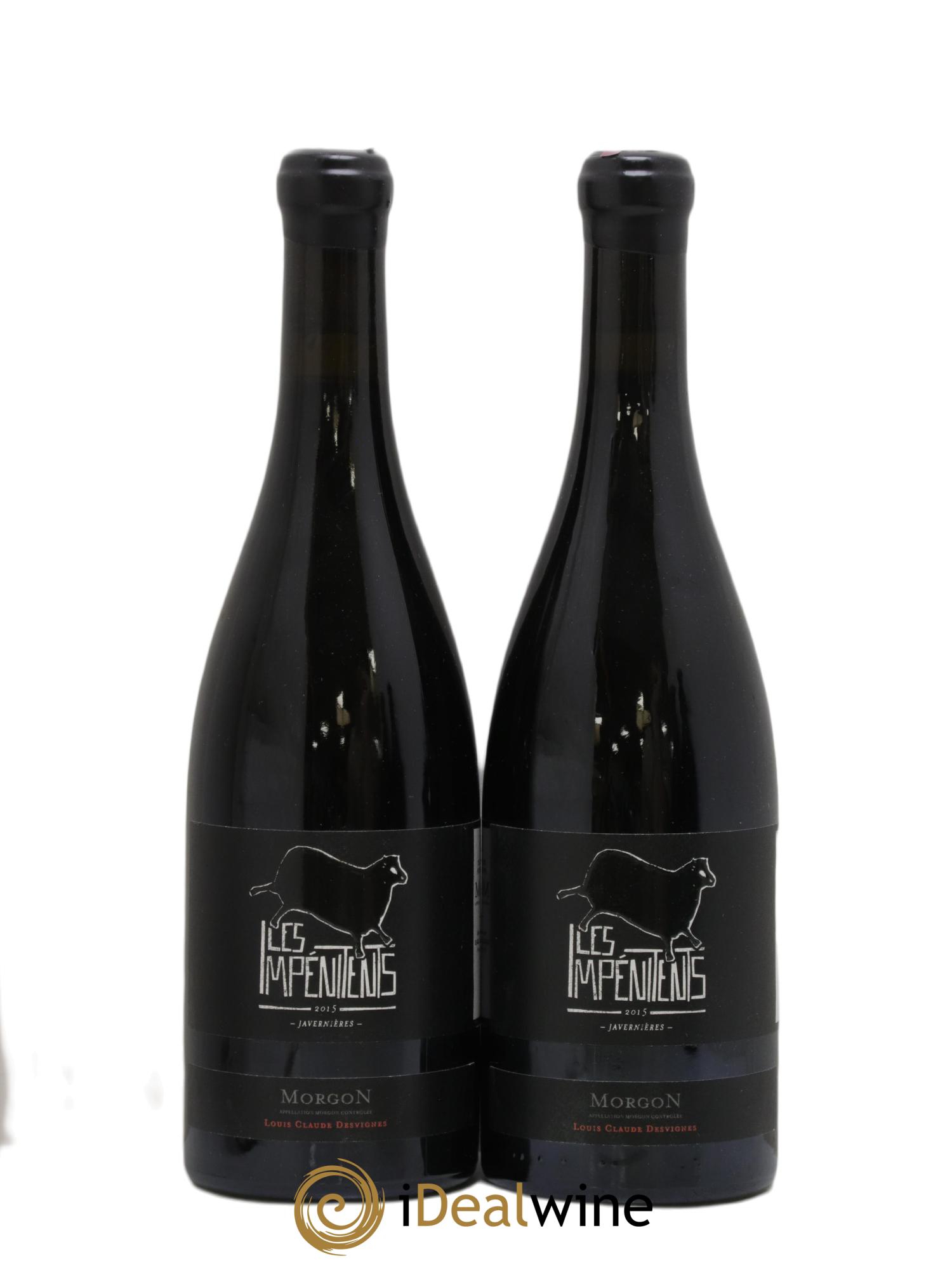 Morgon Javernières Les Impénitents Louis-Claude Desvignes 2015 - Lotto di 2 bottiglie - 0