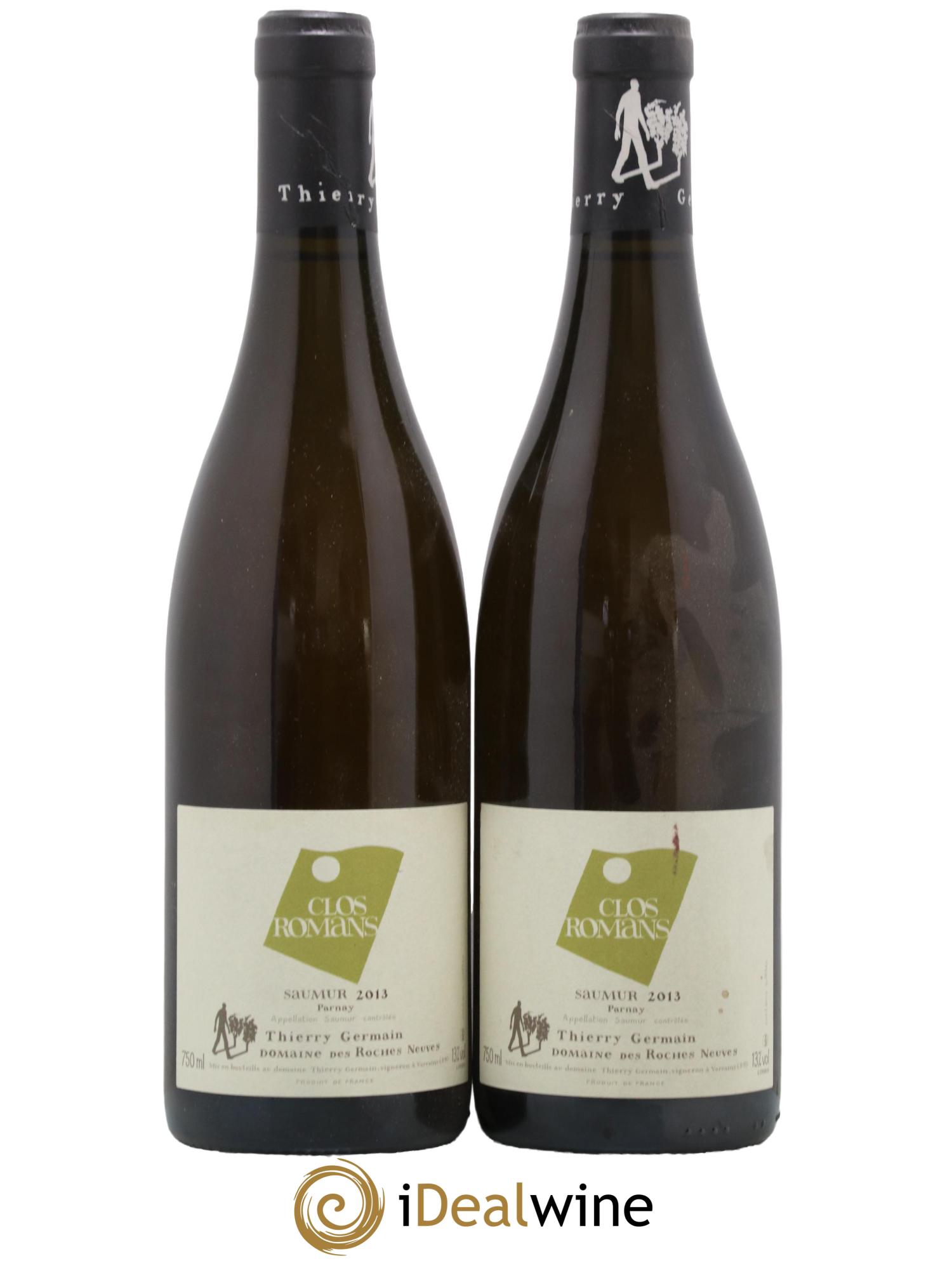Saumur Clos Romans Domaine des Roches Neuves - Thierry Germain 2013 - Lot de 2 bouteilles - 0