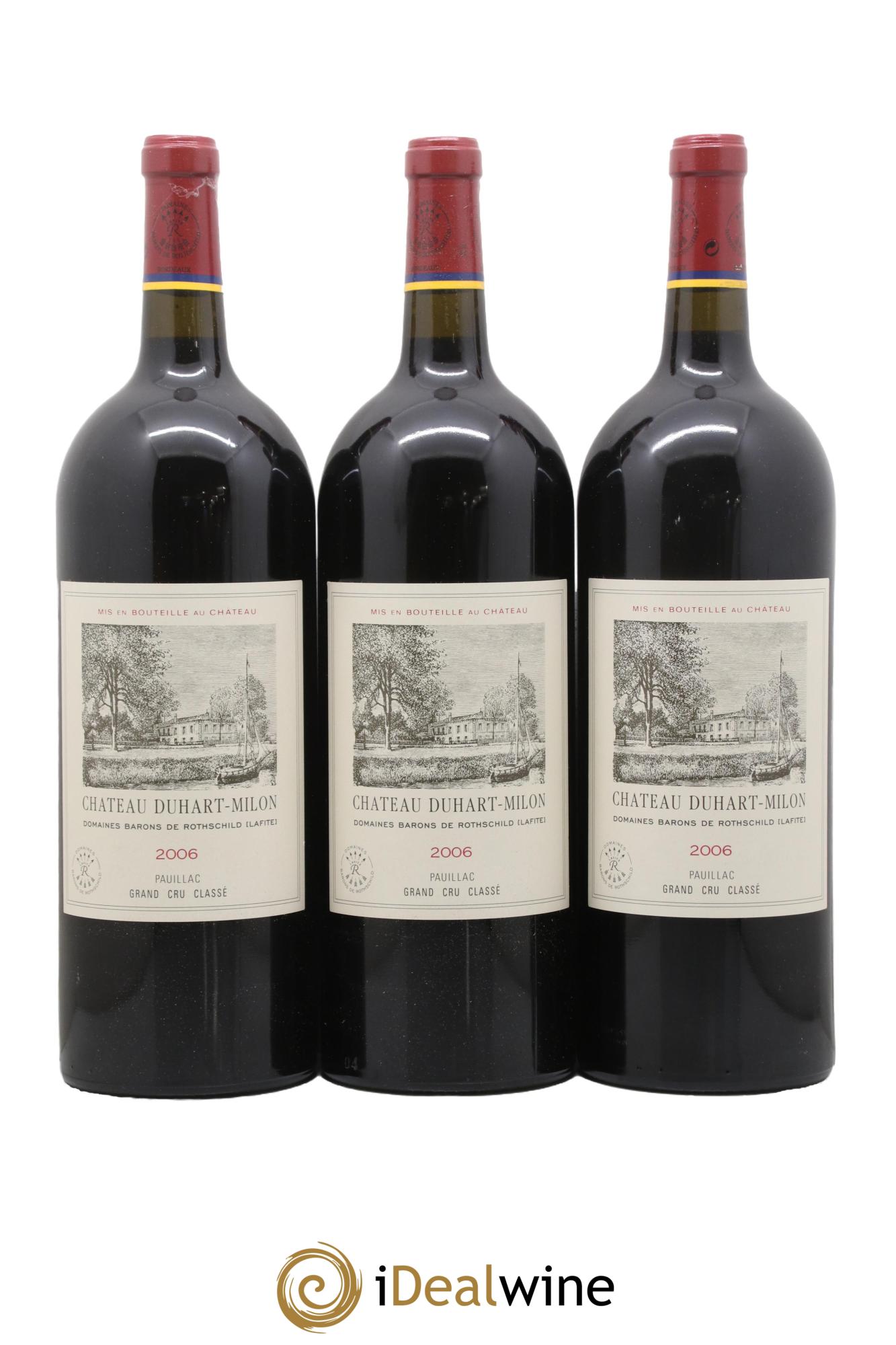 Château Duhart-Milon 4ème Grand Cru Classé 2006 - Lot de 3 magnums - 0