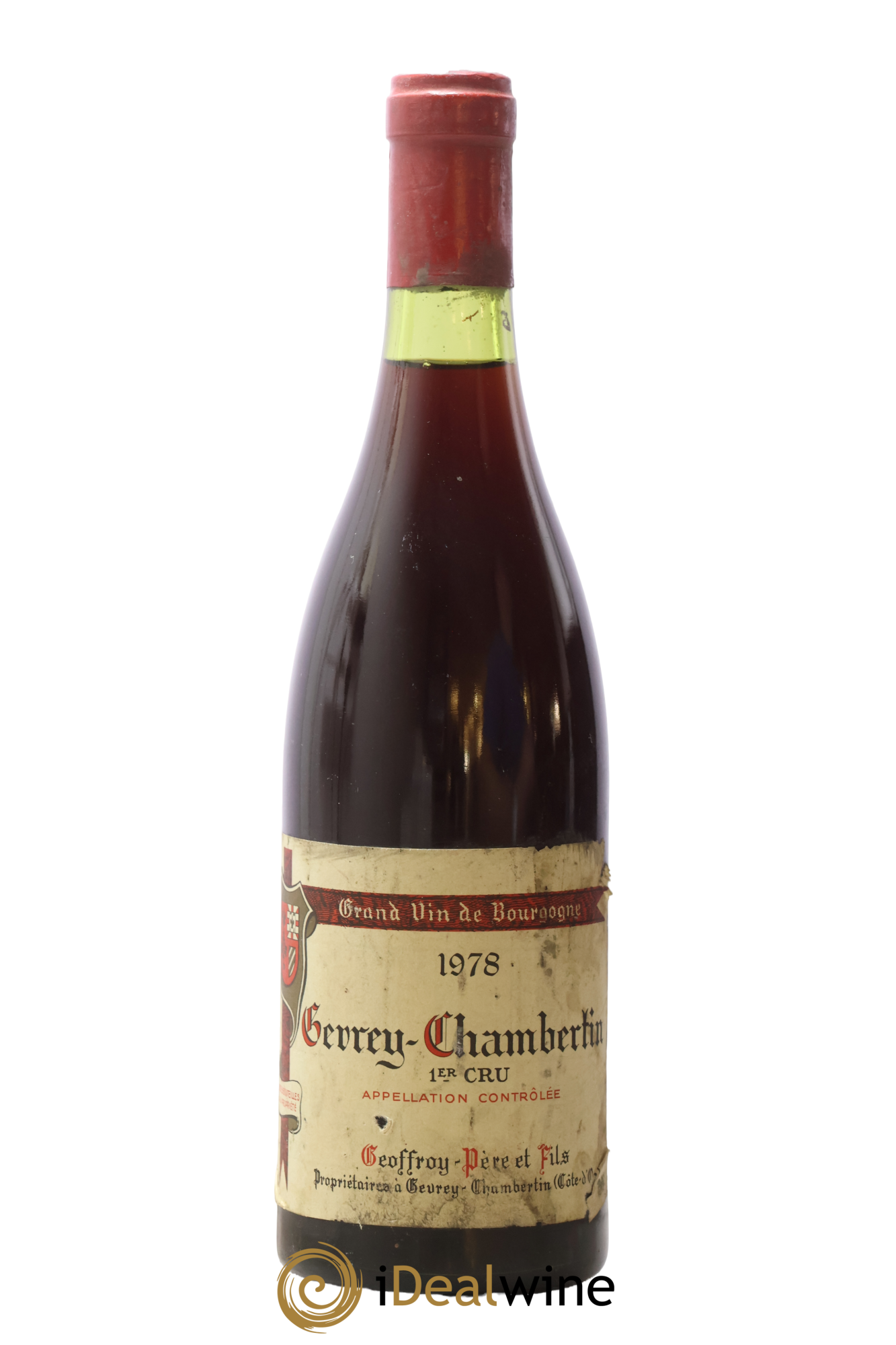 Gevrey-Chambertin 1er Cru Geoffroy Père et Fils 1978 - Lot de 1 bouteille - 0