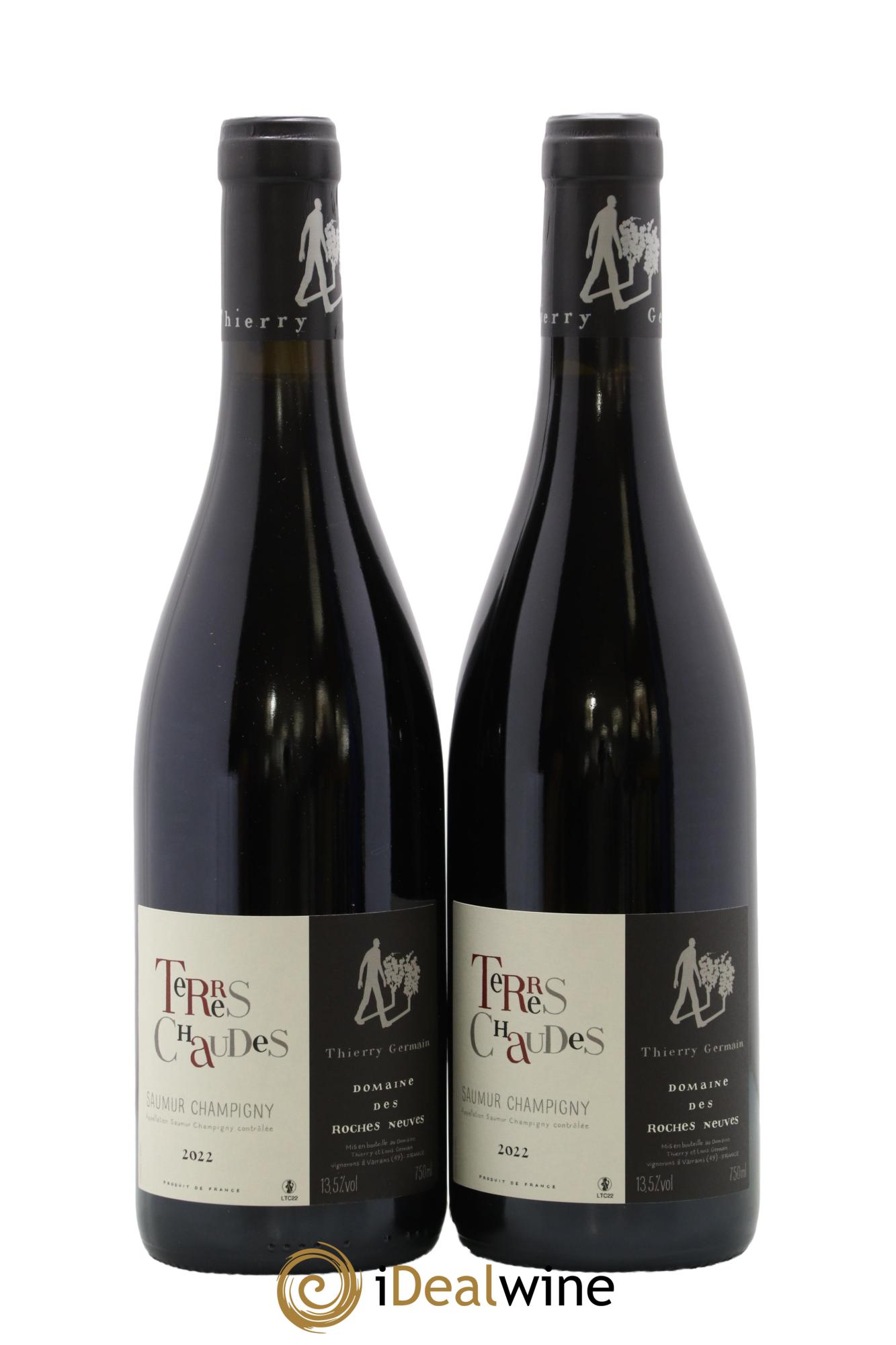 Saumur-Champigny Terres Chaudes Domaine des Roches Neuves - Thierry Germain 2022 - Lot de 2 bouteilles - 0