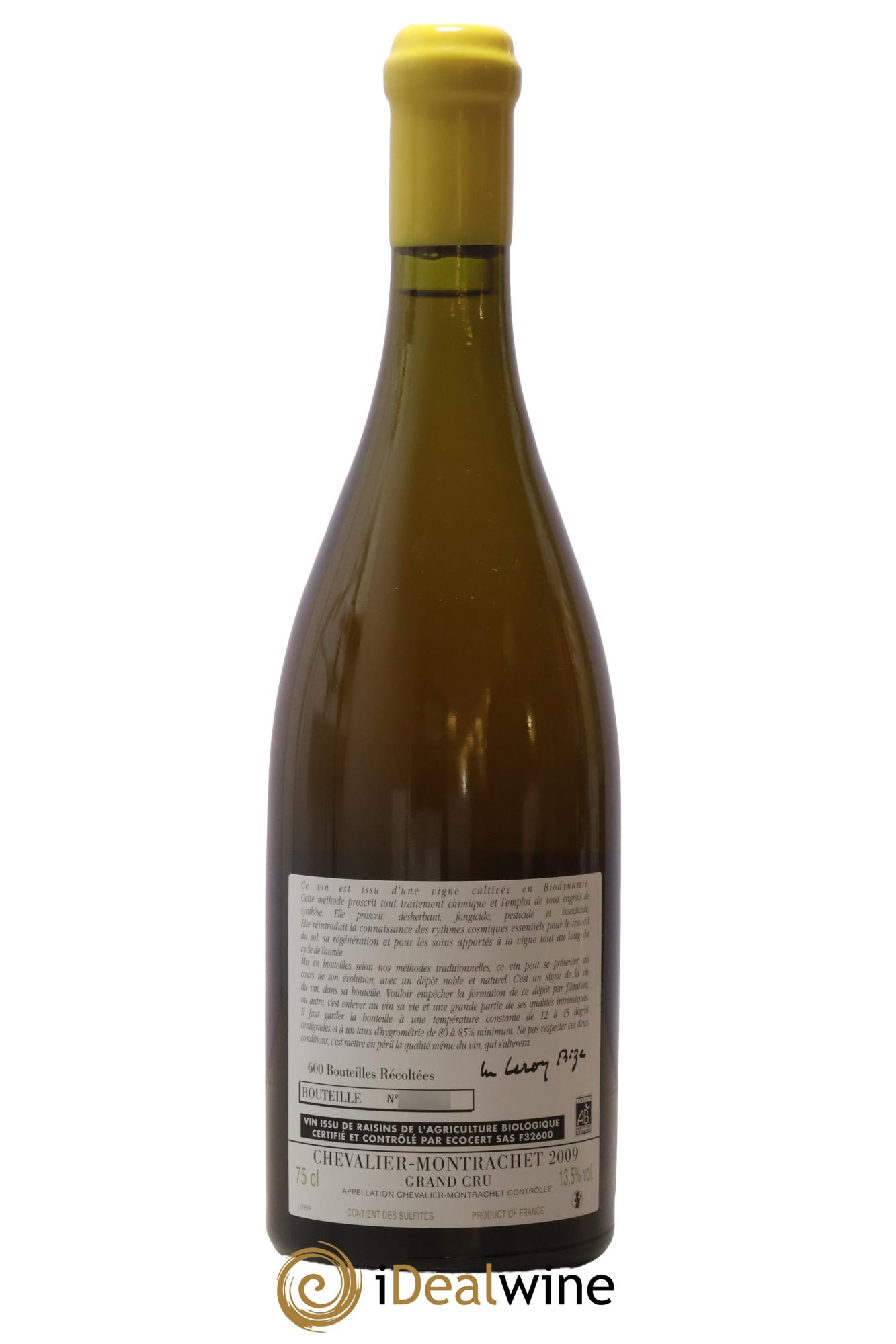 Chevalier-Montrachet Grand Cru d'Auvenay (Domaine) 2009 - Lot de 1 bouteille - 1