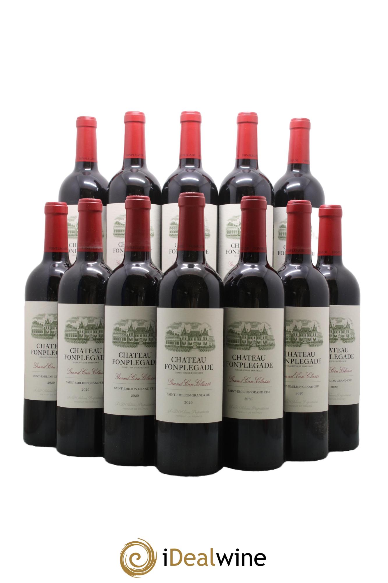 Château Fonplegade Grand Cru Classé 2020 - Lotto di 12 bottiglie - 0